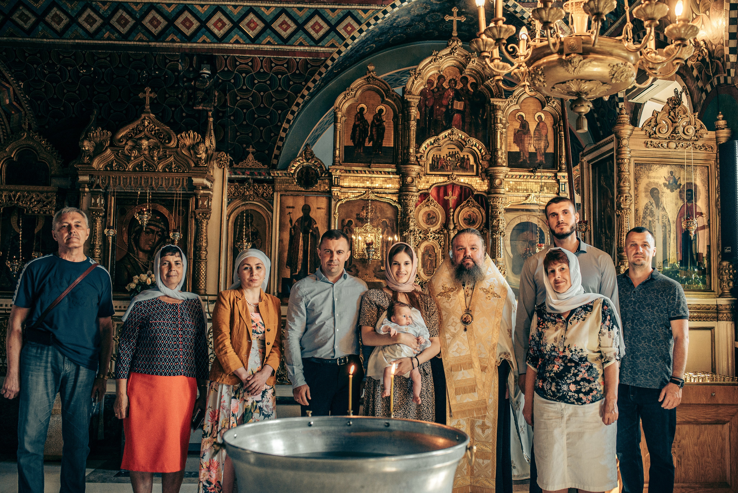 Крещение Софии. Фотограф на выписку из роддома в Москве и МО