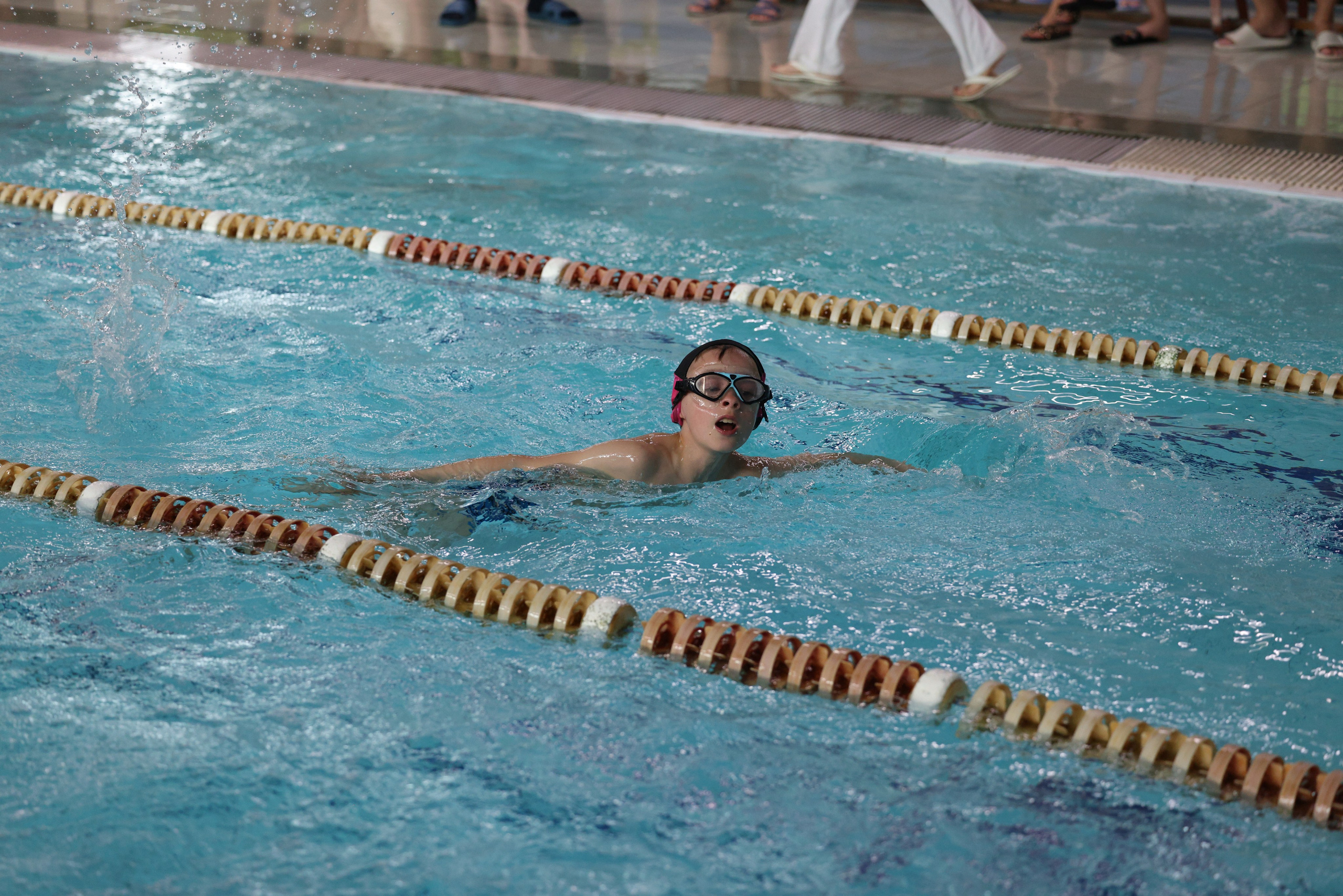 Веселый дельфин. Плавание. Дети 8-9 лет. Фотограф Александр Заломаев