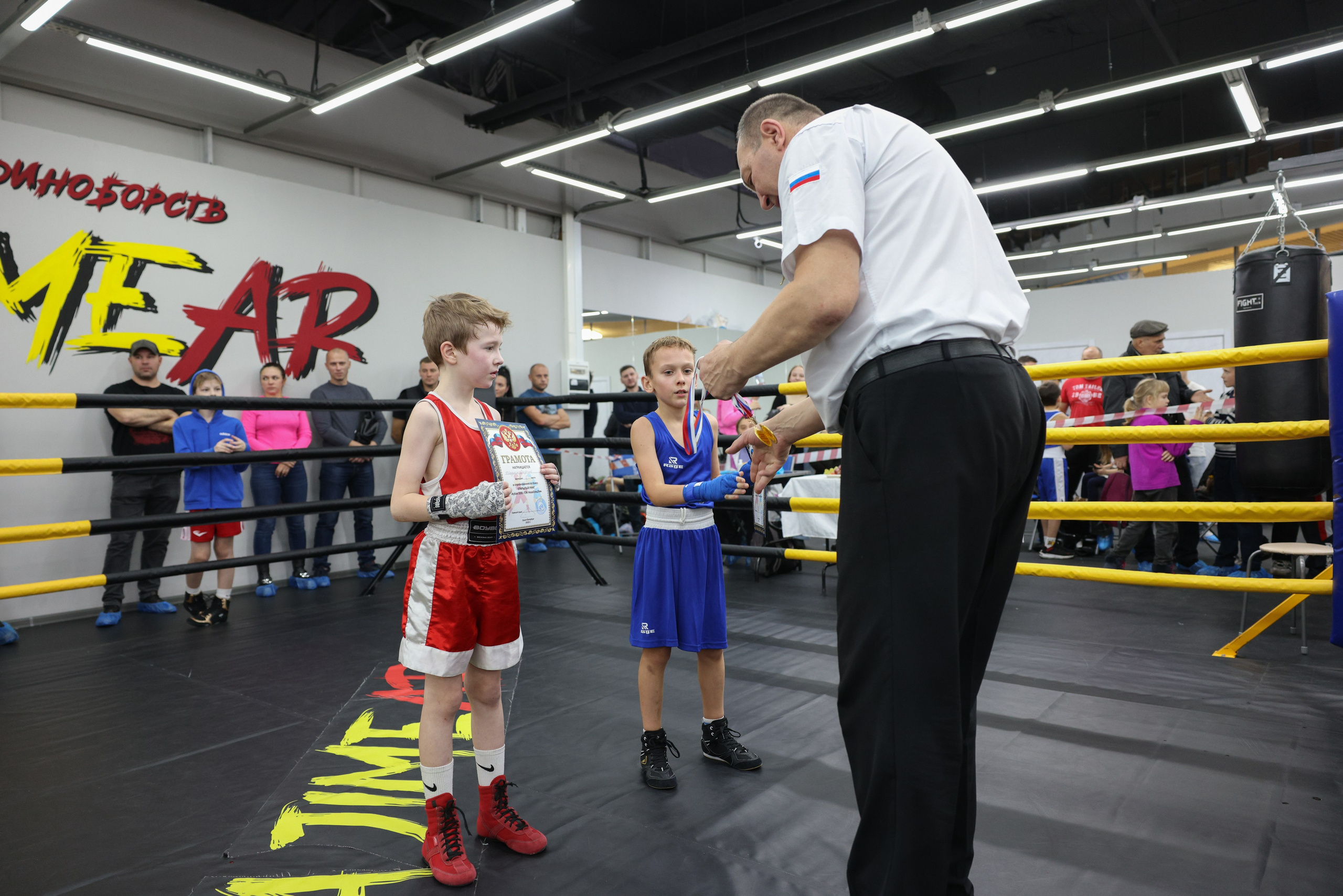 Открытый ринг «кубок ООО «ТЭК НеваСпецТяж». Фотограф Александр Заломаев