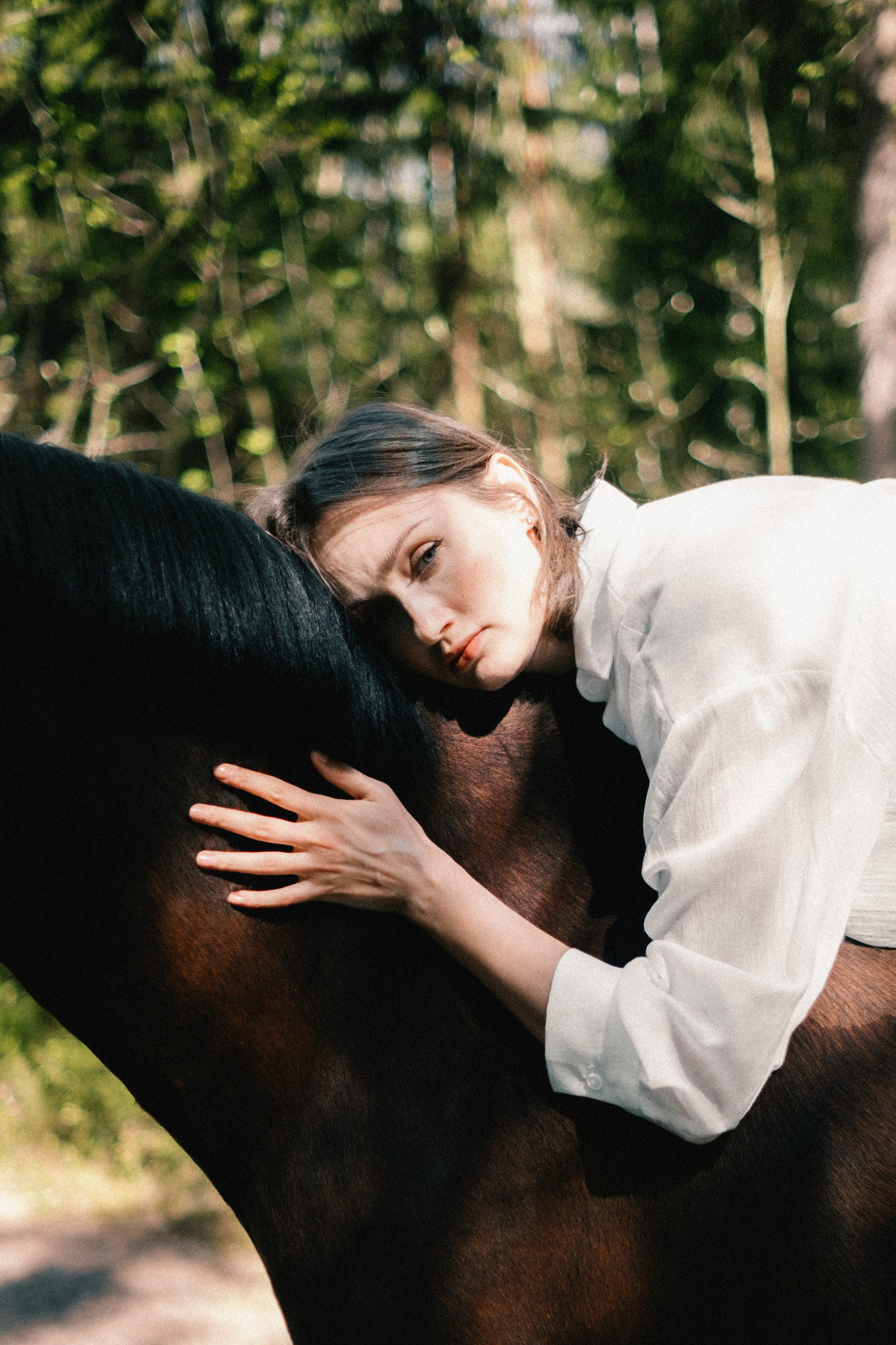 Наташа. Съёмка с лошадкой. Lickord