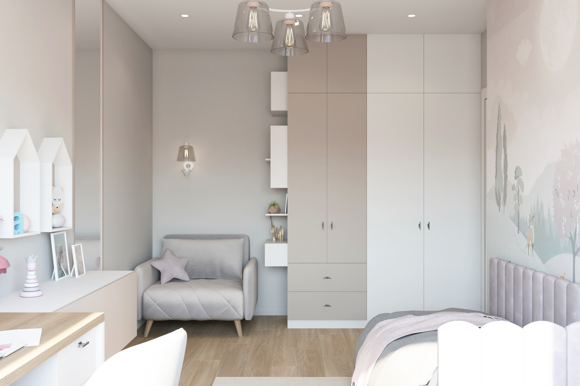 Квартира для дружной семьи. Батракова Наталья дизайнер интерьеров Санкт-Петербург Москва Архангель