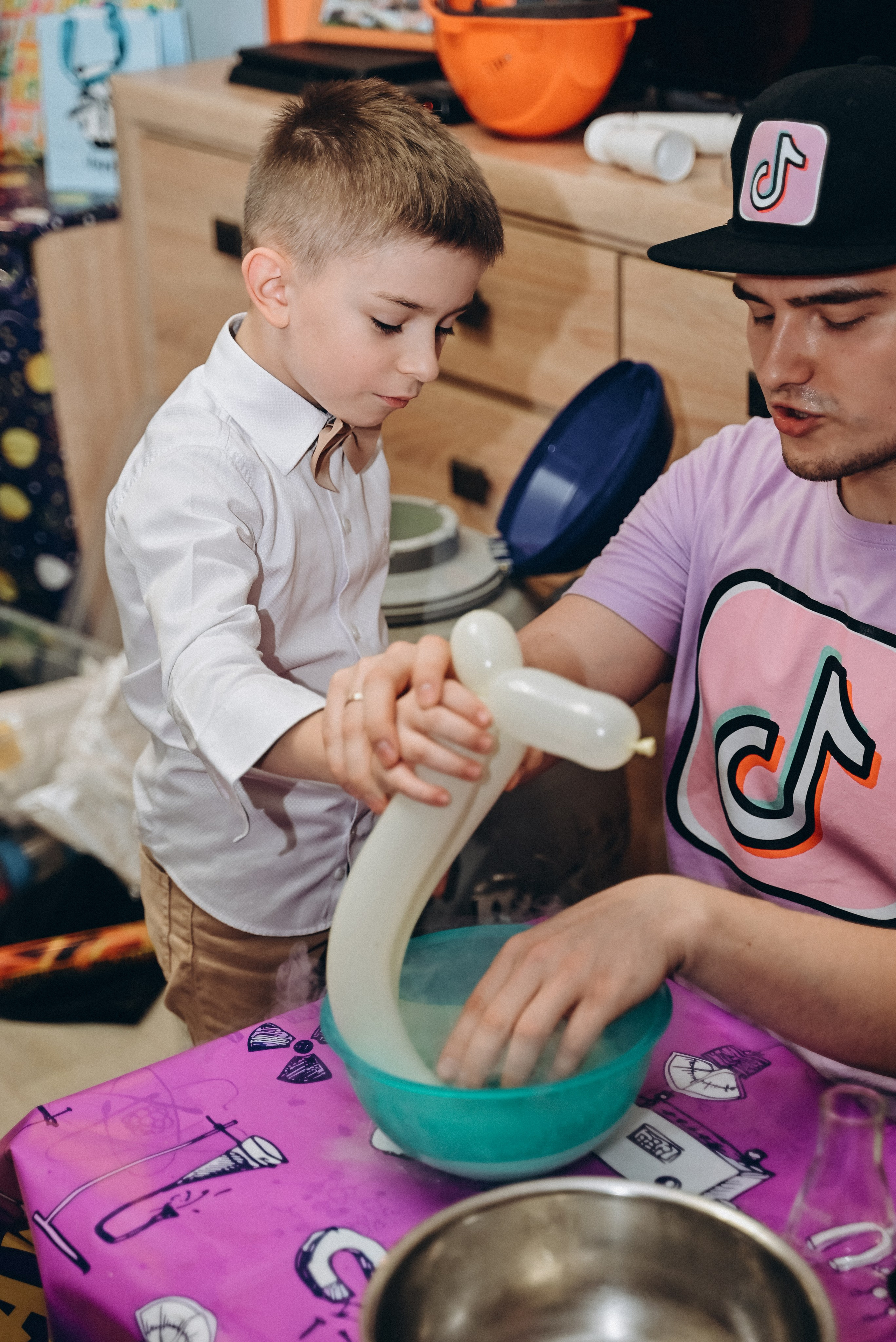 TikTok вечеринка дома. Семейный фотограф в Минске Дарья Дреко