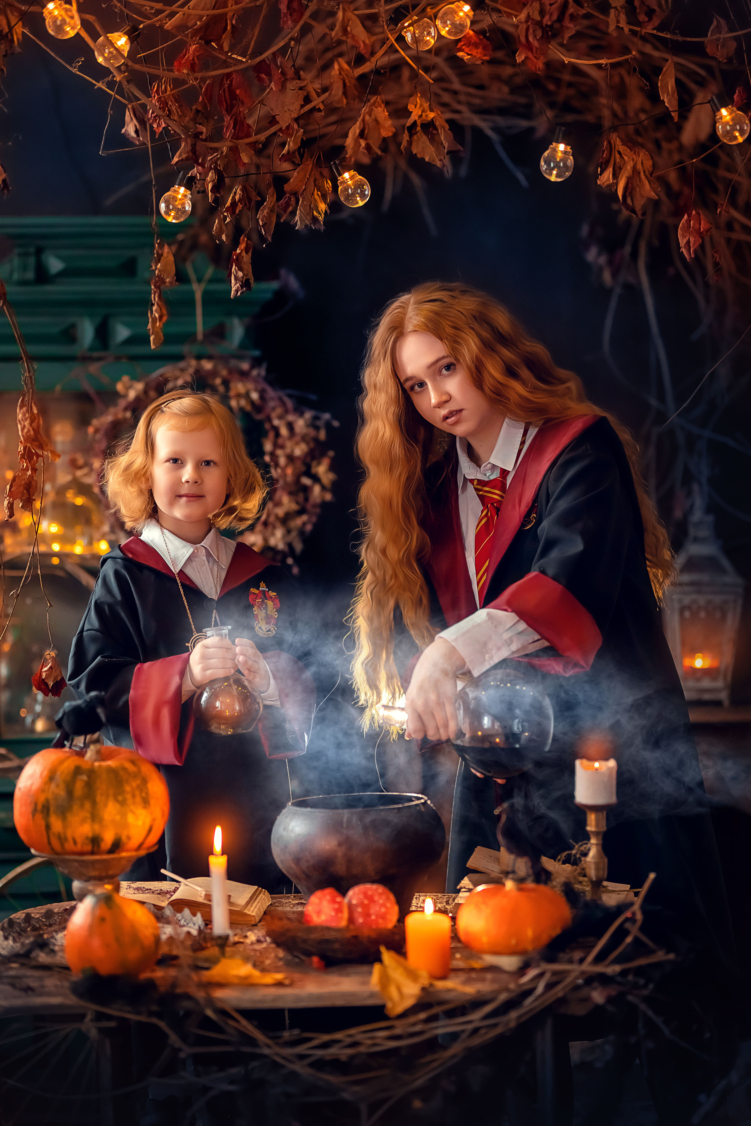 В стиле Гарри Поттера и ведьм (студия Винтаж рум). Елена Чернигина семейный и детский фотограф в Нижнем Новгороде и Бор