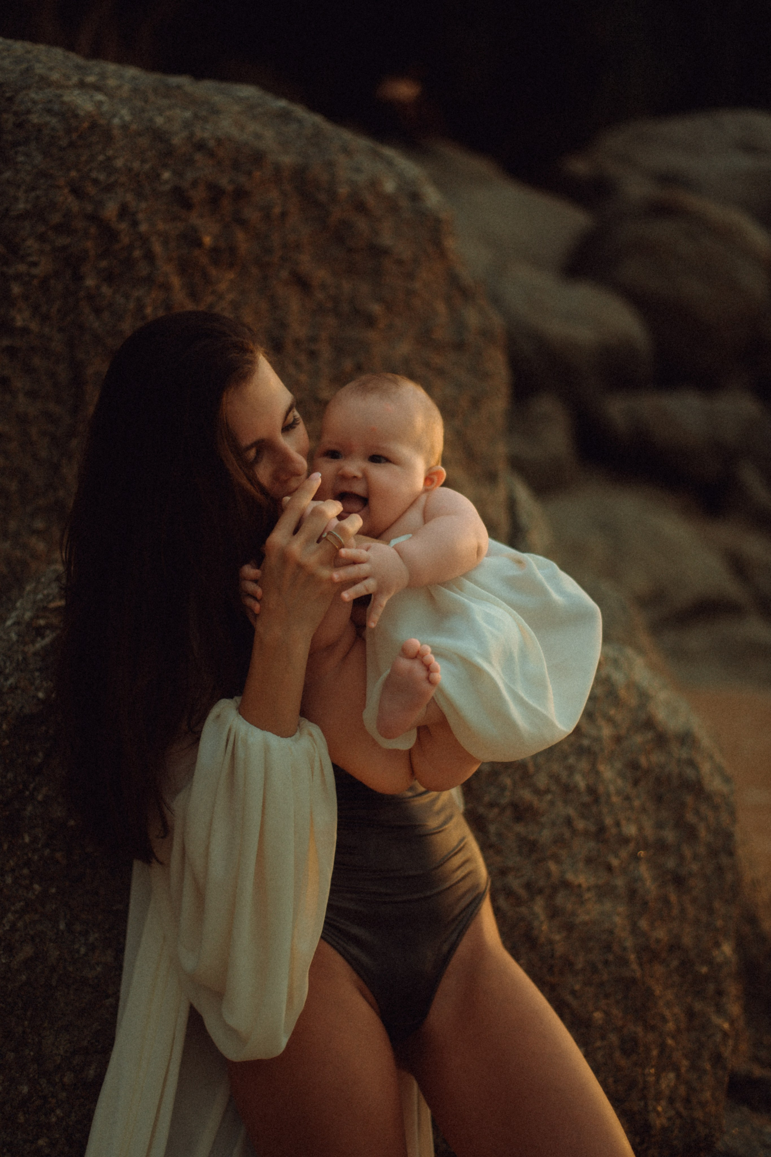 Мама и малыш море. Фотограф и Видеограф Анапа, Новороссийск, Краснодар. Алина и Женя