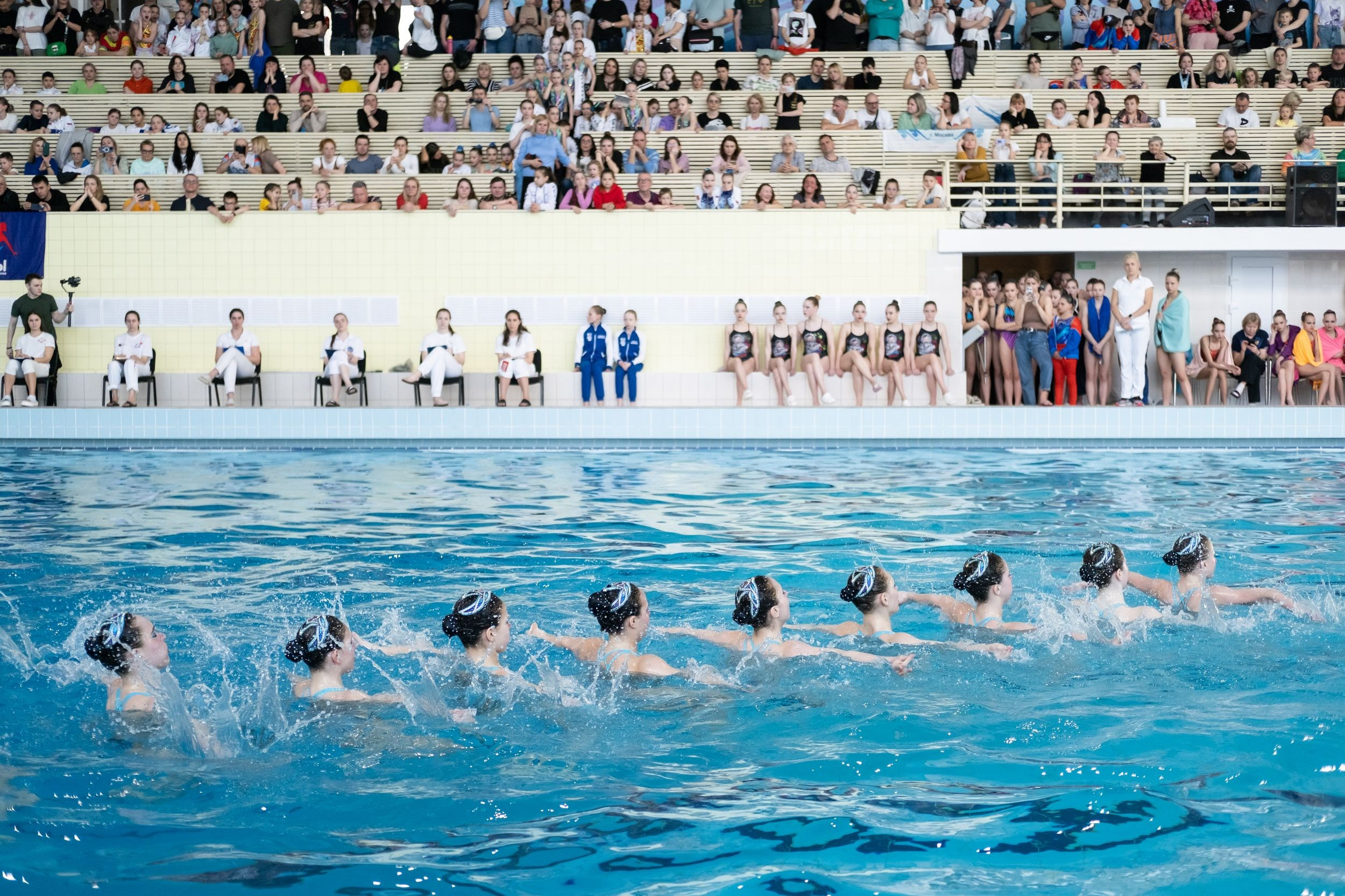 Первенство ЦФО по синхронному плаванию (16 апреля 2023). Репортажный фотограф Алексей Пирязев