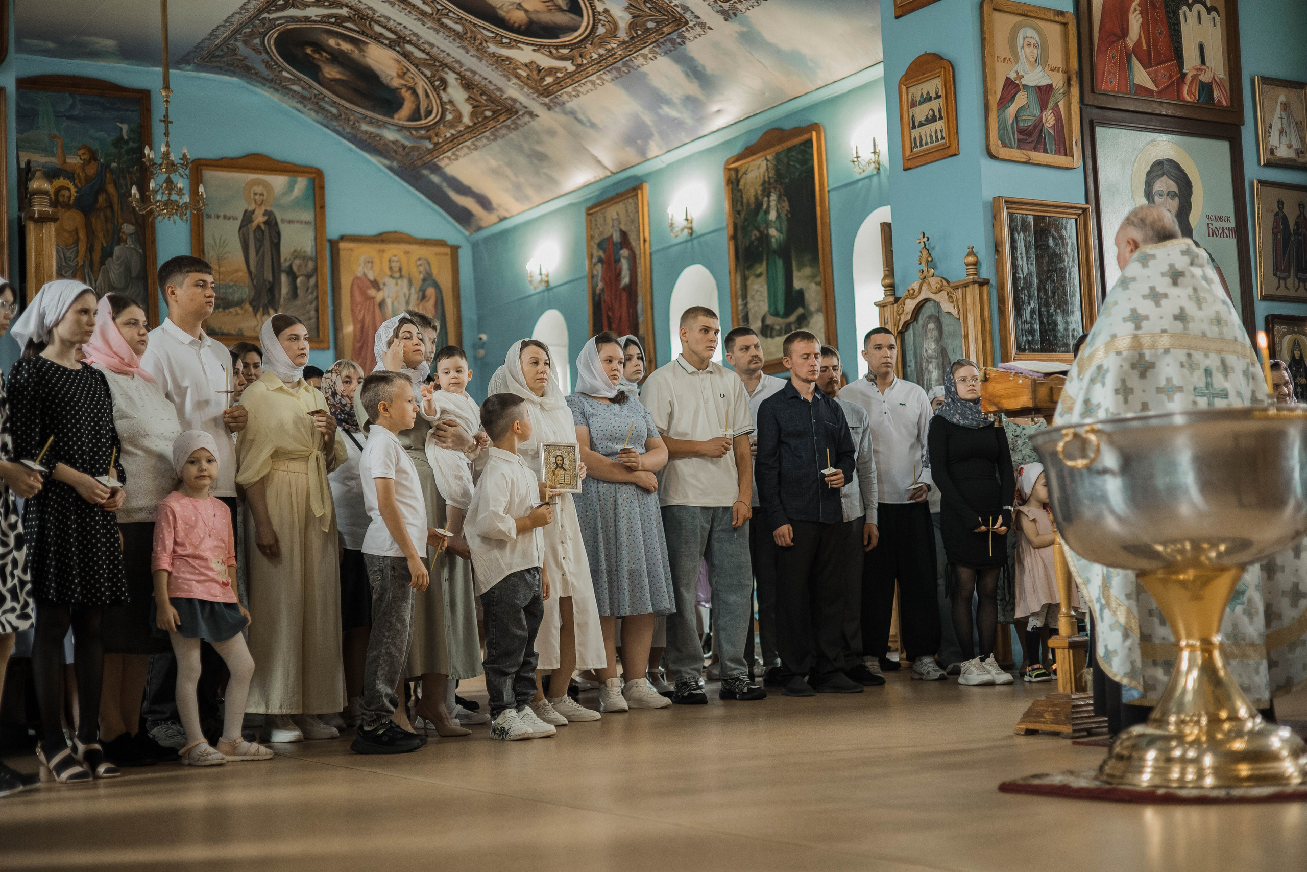 Таинство крещения Тимофея. Фотограф Марина Александрова