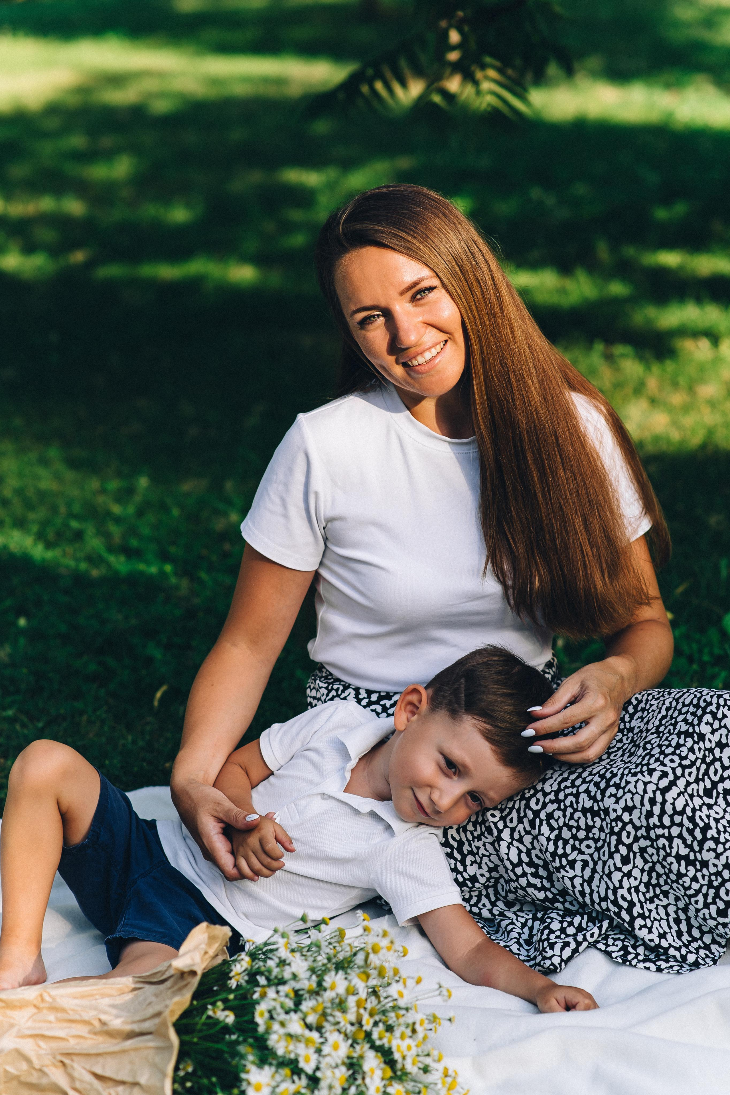 Летняя с ромашками. Семейный фотограф в Оренбурге Анна Рожкова