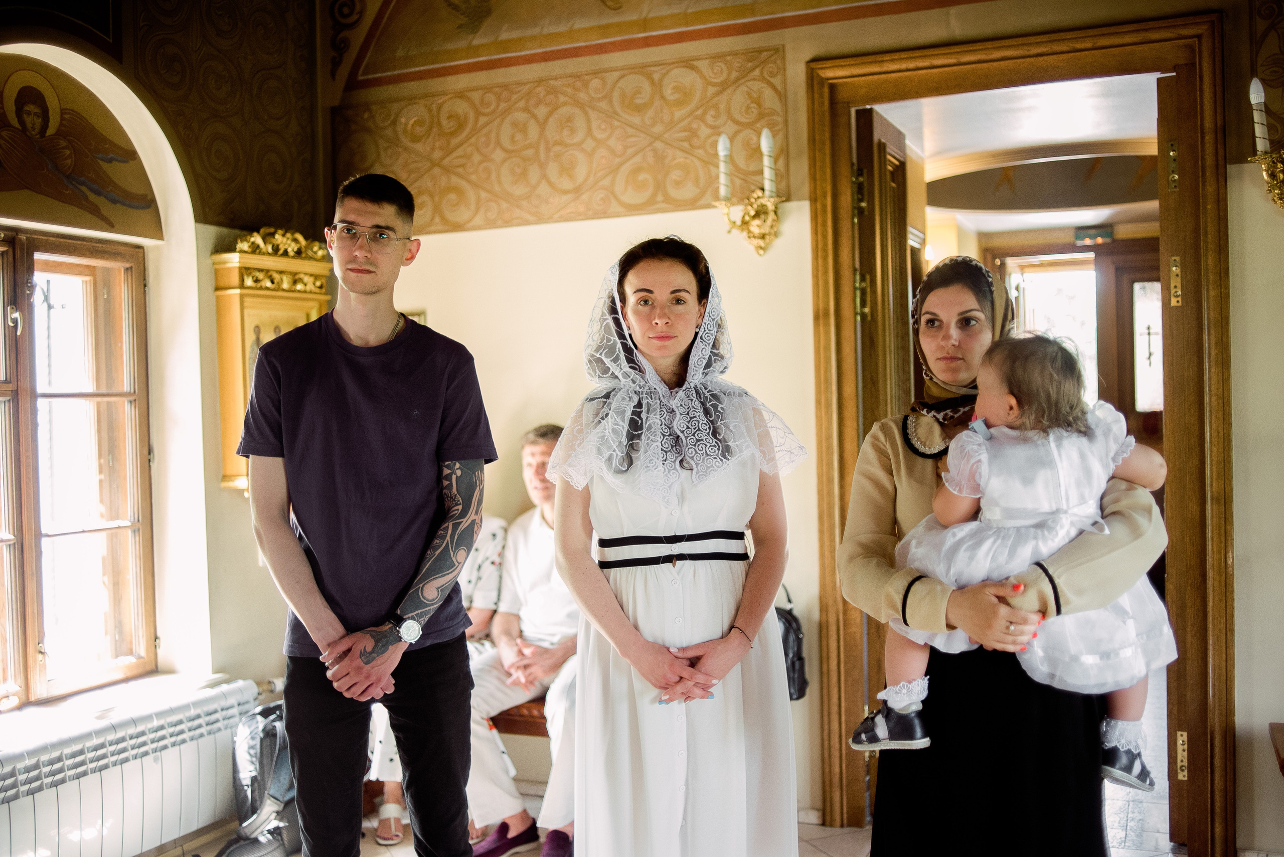 Крещение Ники. Фотограф Юлия Попова