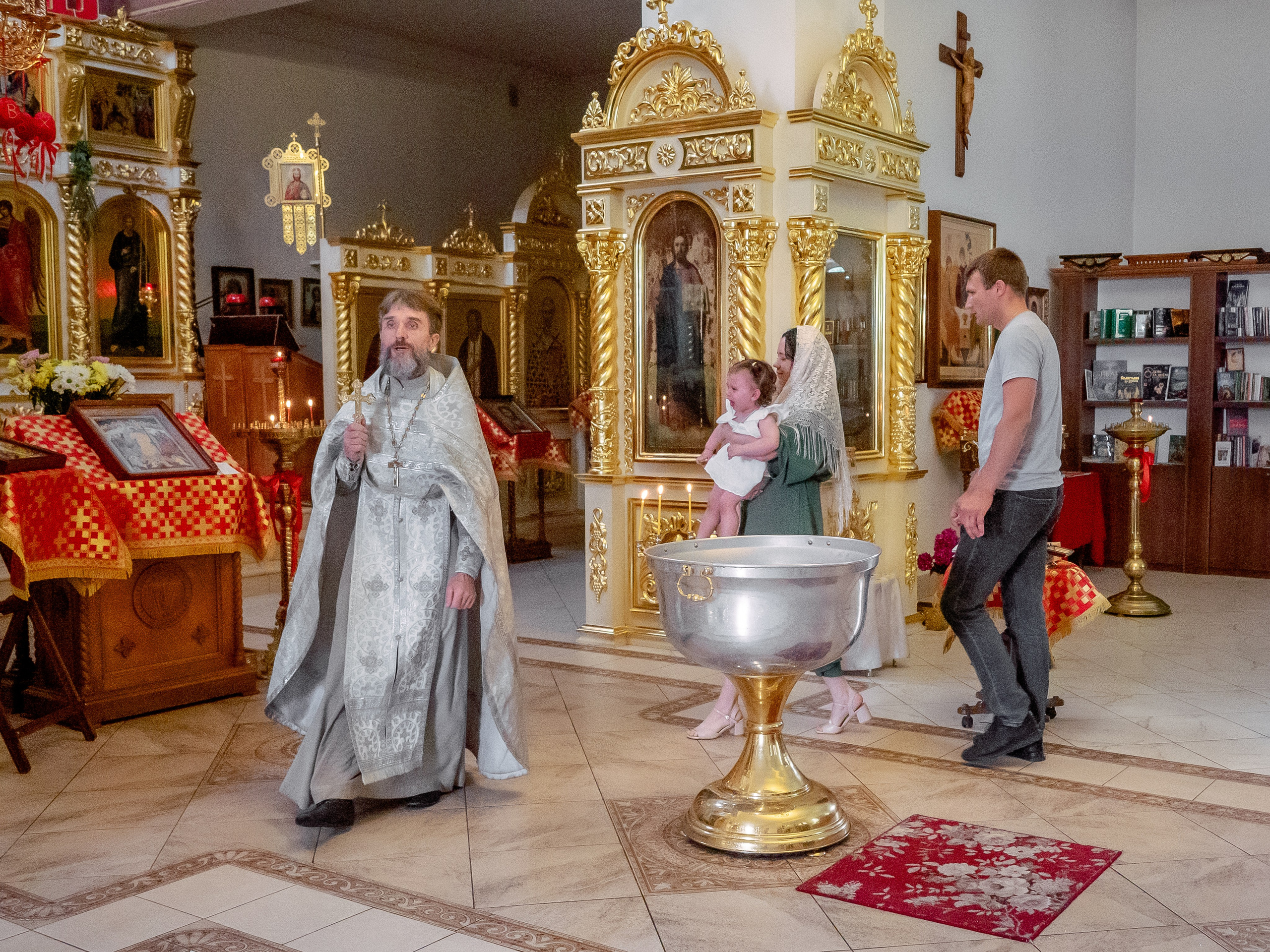 Крещение. Семейный фотограф в Марксе Светлана Шибаршина