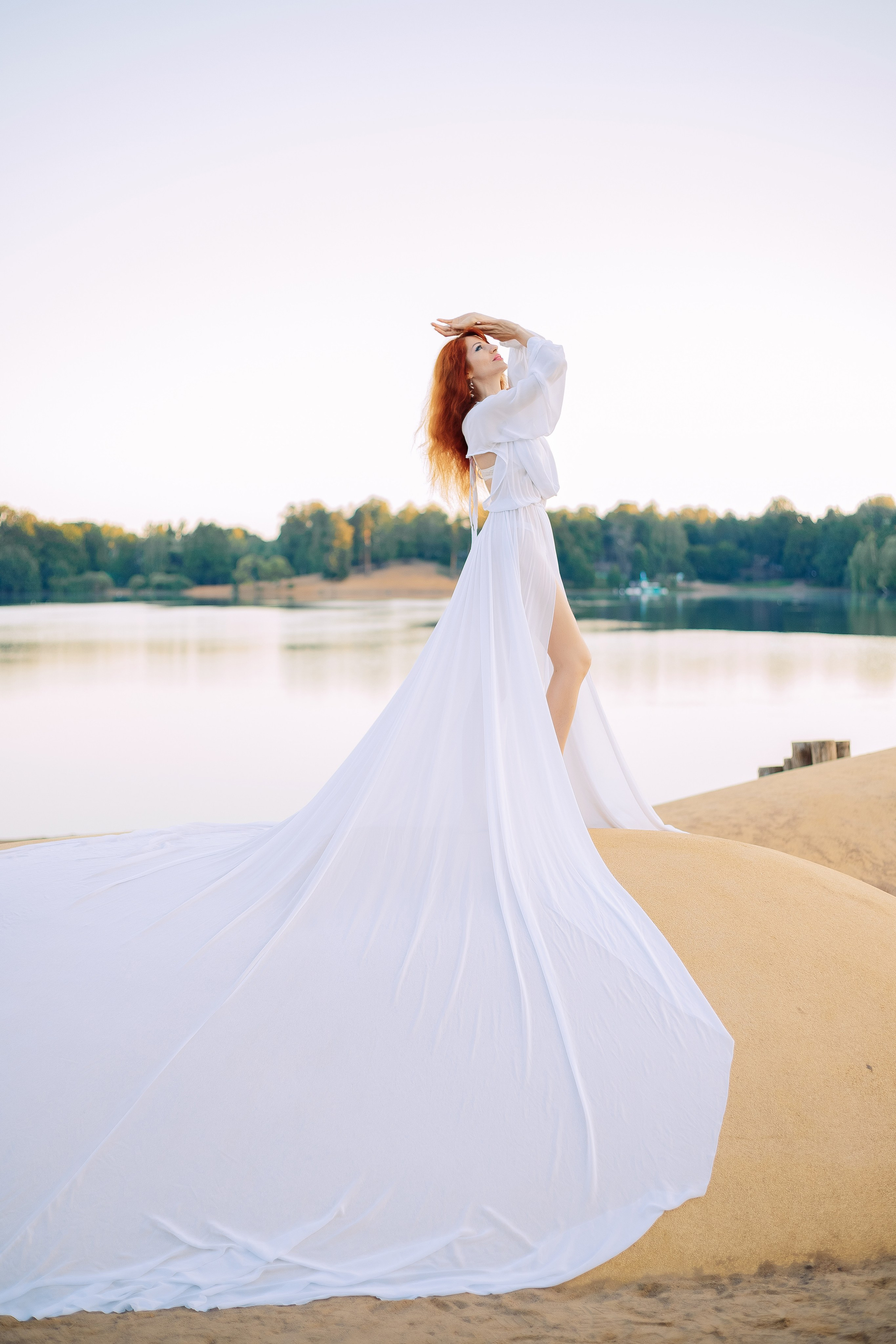Женская фотосессия на пляже в Санкт-Петербурге. Фотограф в Санкт-Петербурге, Анна Скворцова