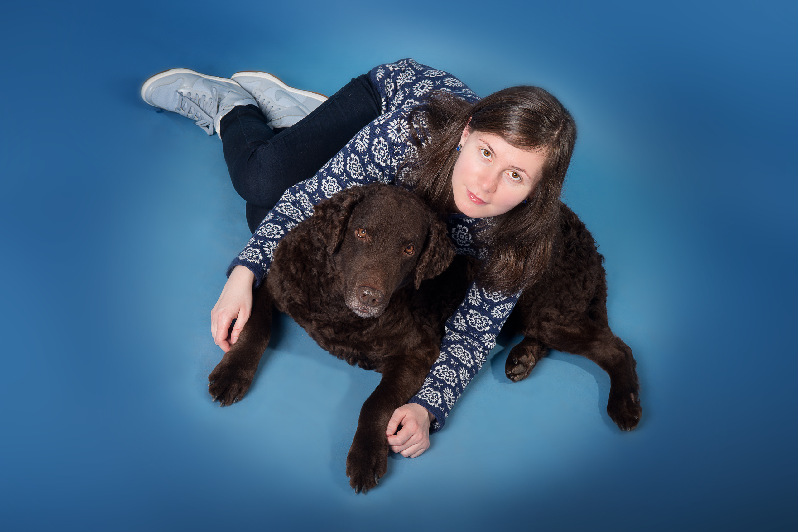 Курчавошерстный ретривер Рой. Фотограф-анималист Наталья Светличная