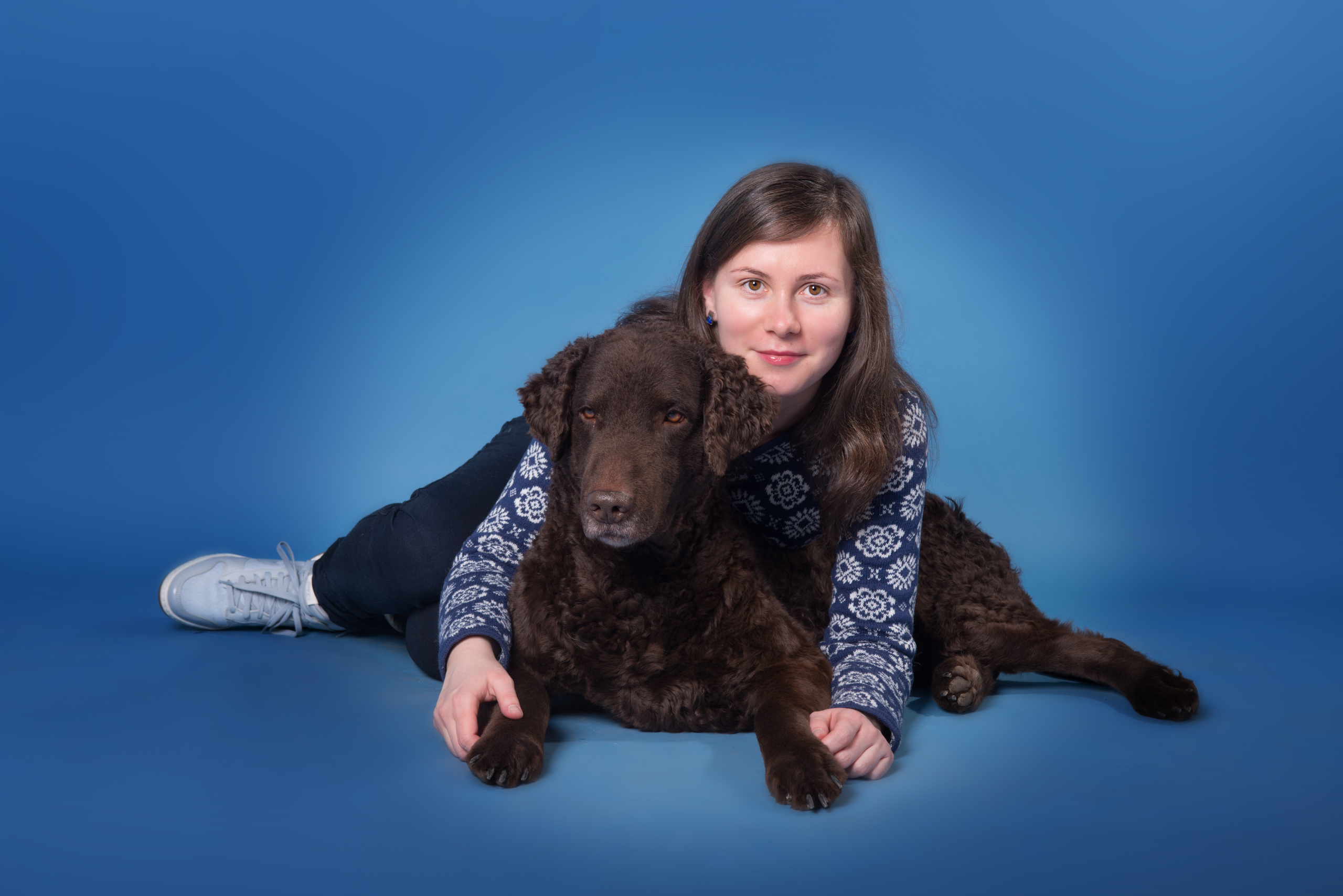 Курчавошерстный ретривер Рой. Фотограф-анималист Наталья Светличная