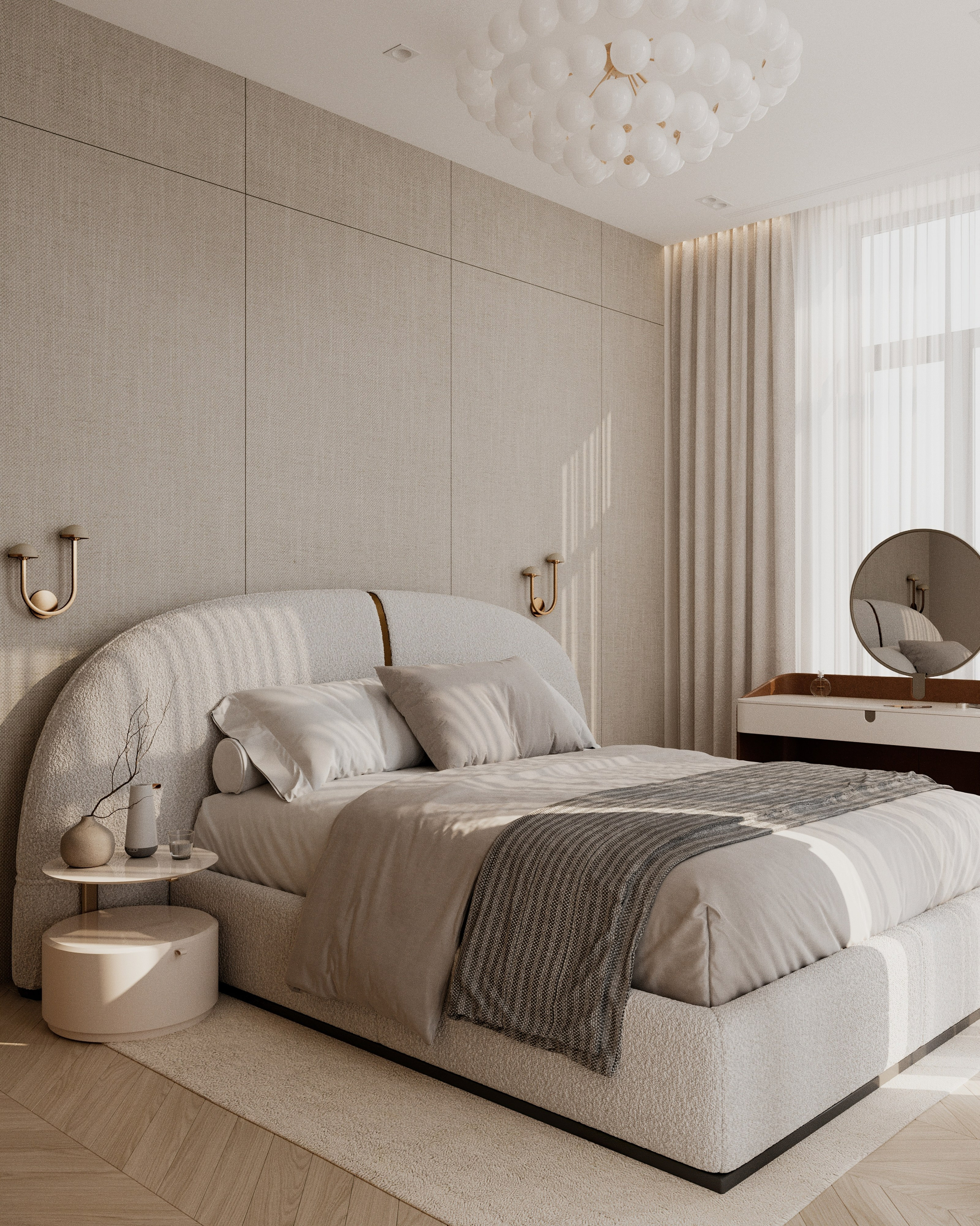 Roza Rossa спальня финал. Визуализатор Векшина Елена