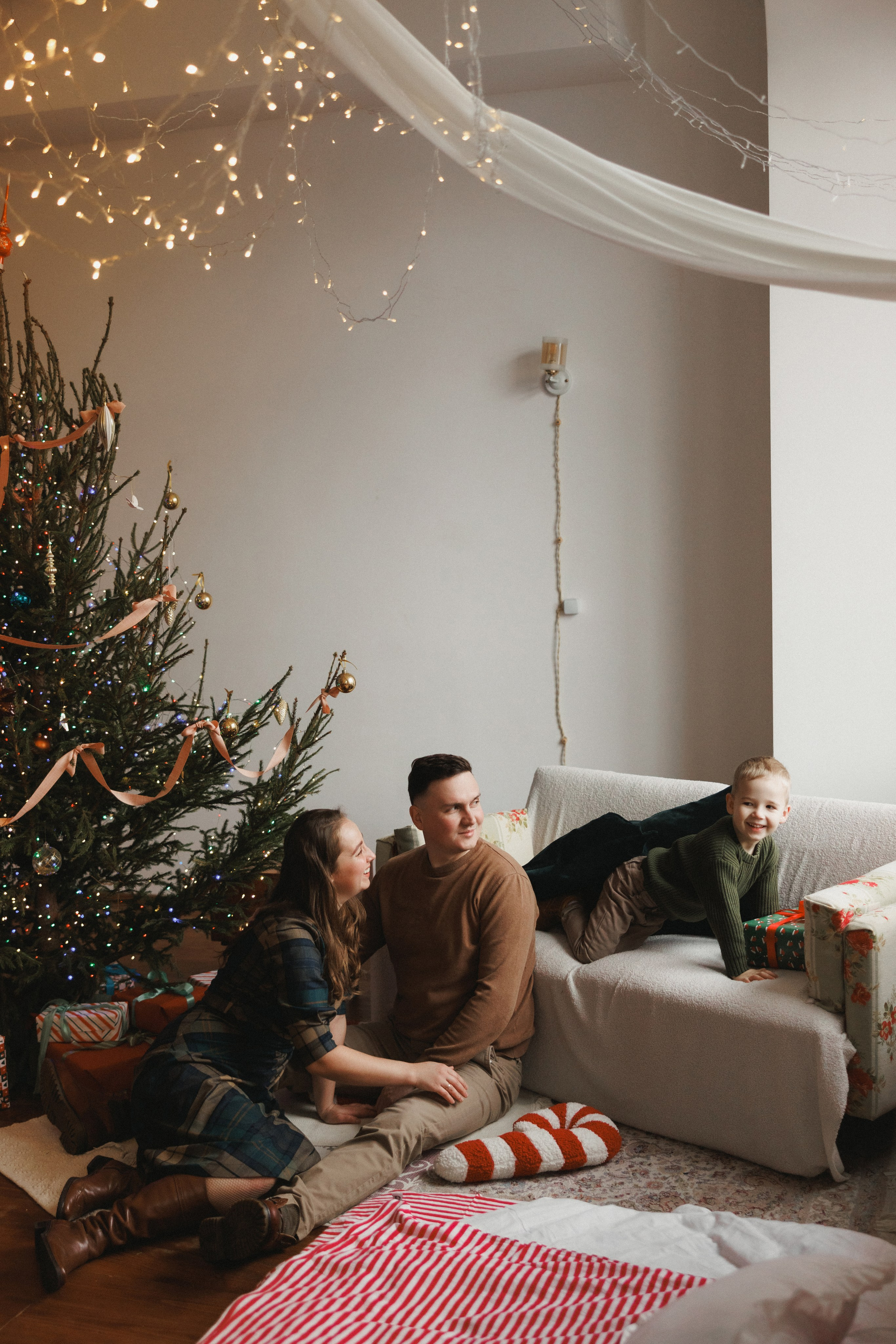 Новогодняя фотосессия в фотостудии «Берлин», город Краснодар. Семейный и детский фотограф в Краснодаре Анна Трашкова