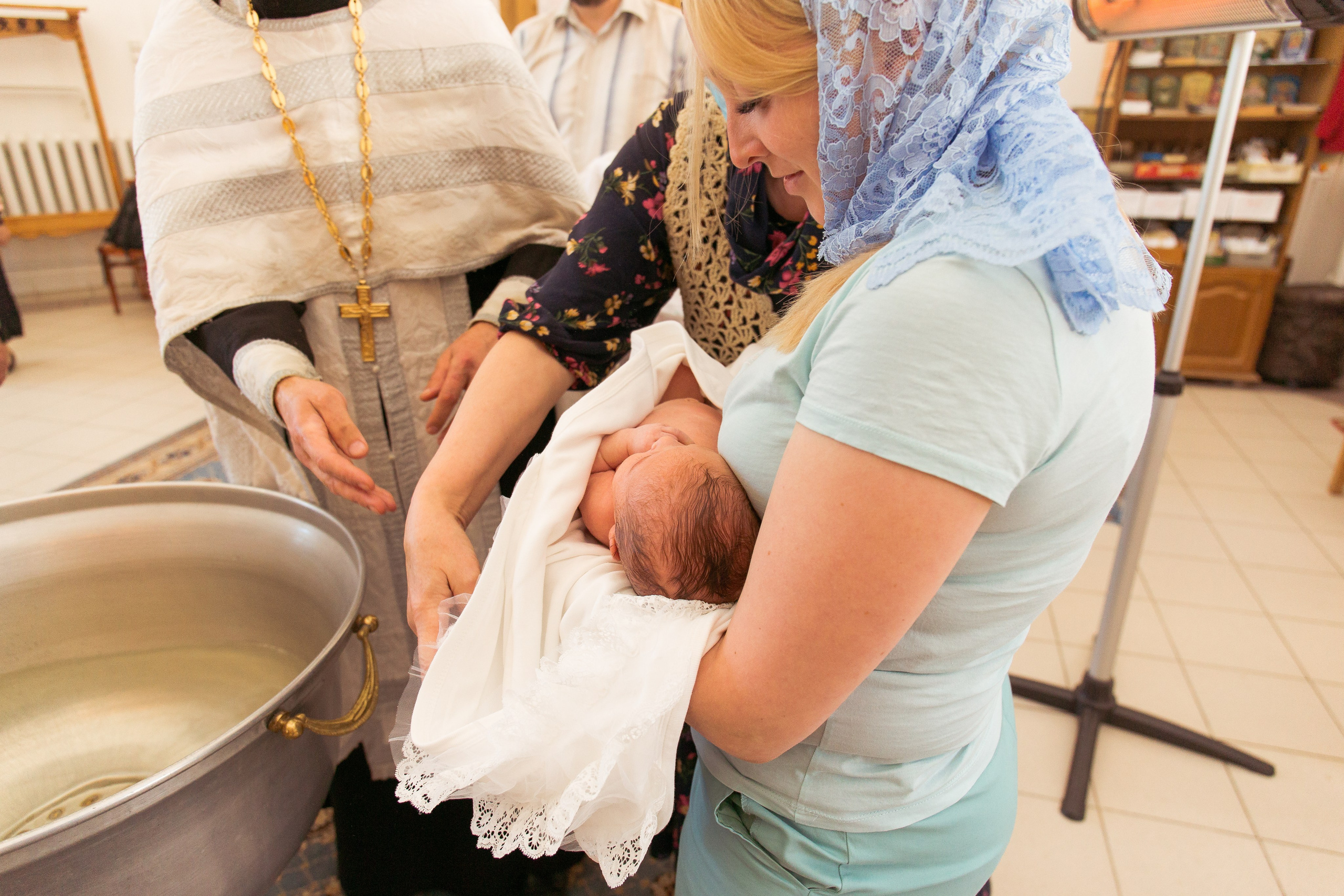 Крещение Ульяны. Успенская церковь. Фотограф новорожденных и детский в Сергиевом Посаде Кругликова Юлия