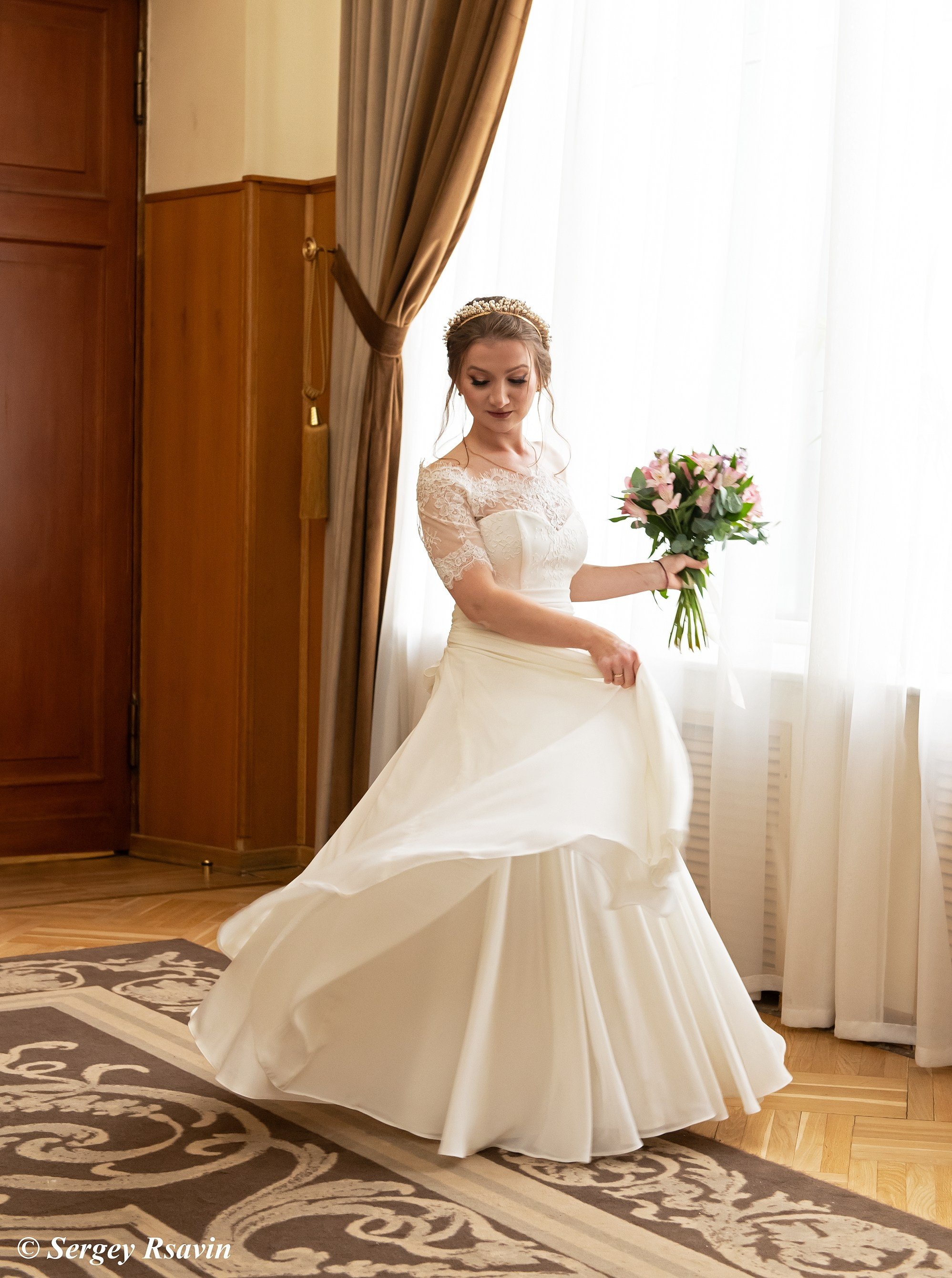 В Грибоедовском ЗАГСе. Фотограф в Москве Сергей Рсавин