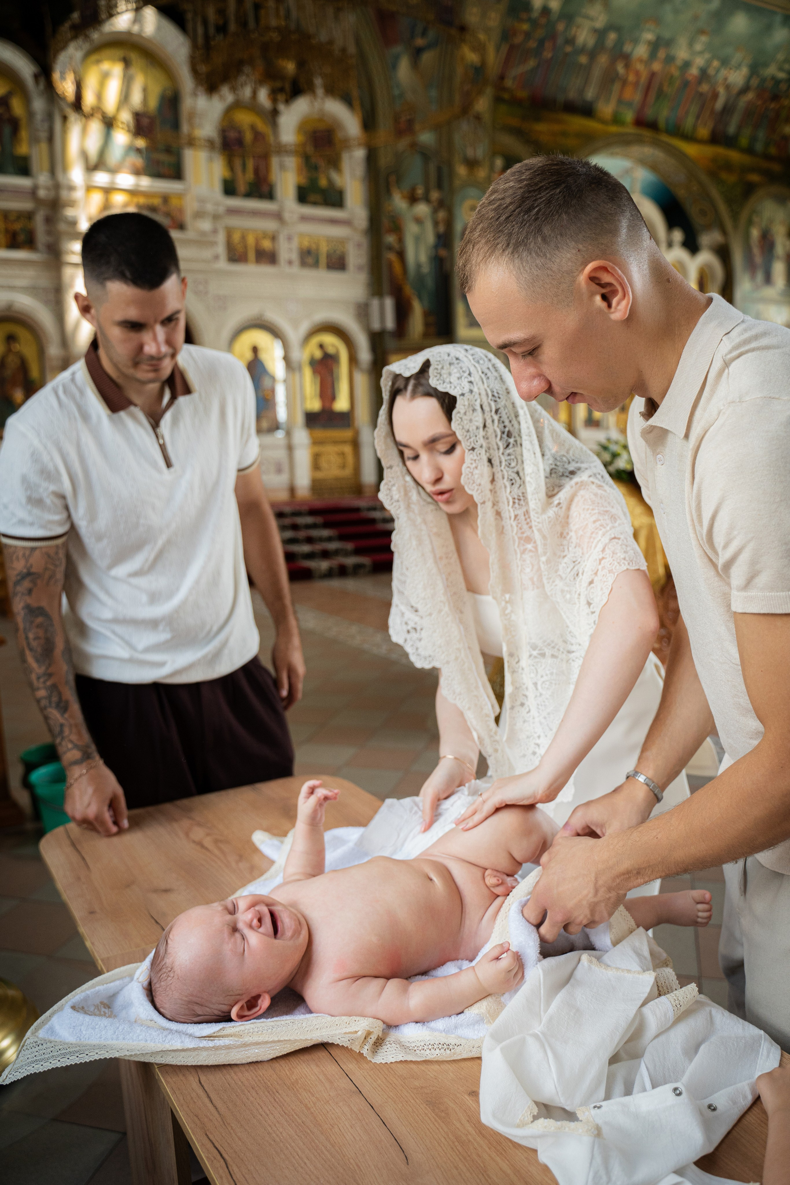 Крещение. Семейный и детский фотограф в Ростове-на-Дону