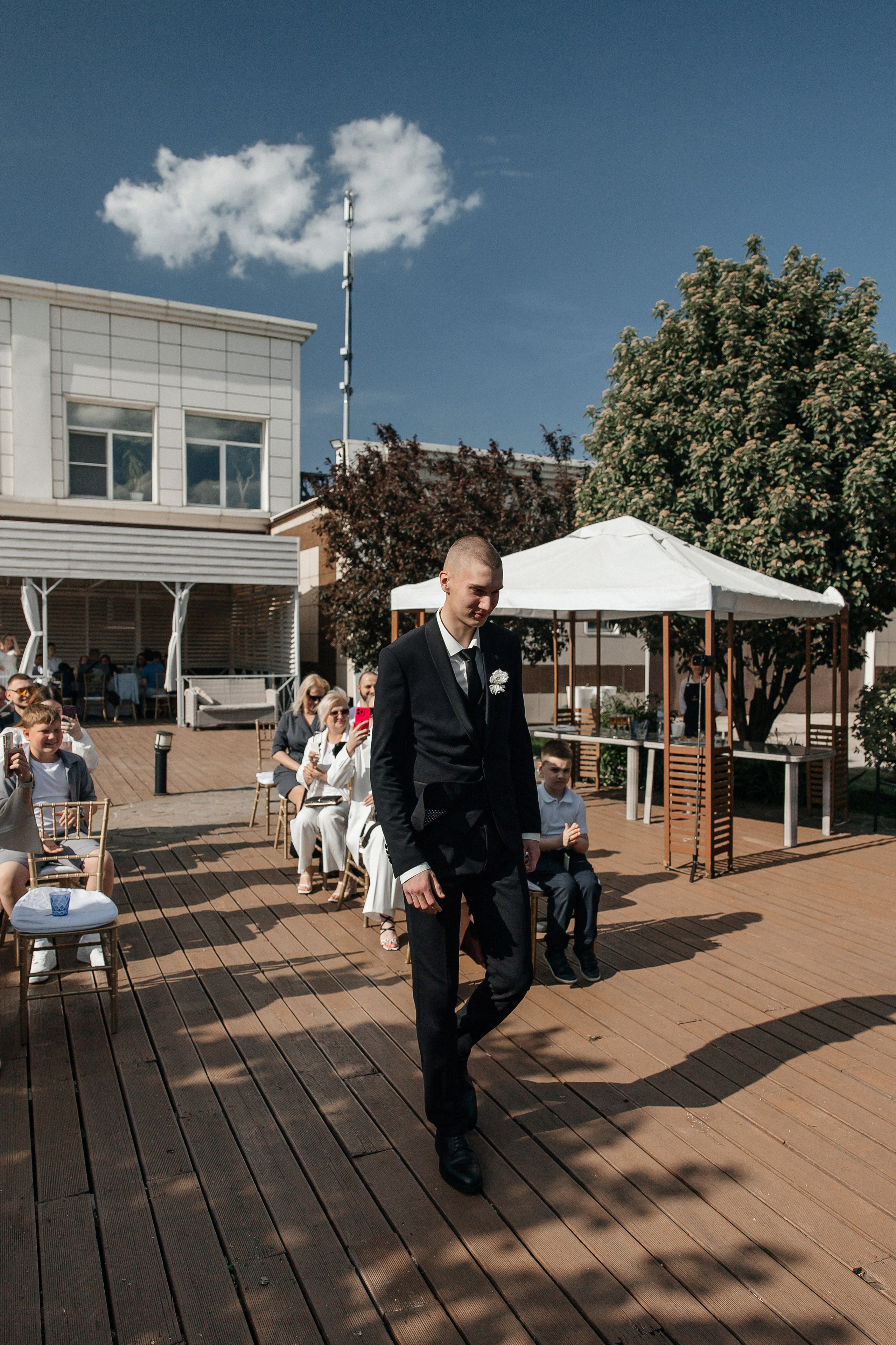Выездная церемония в Капитан Клуб Жуковский. Свадебный фотограф в Москве Дарья Олендарёва