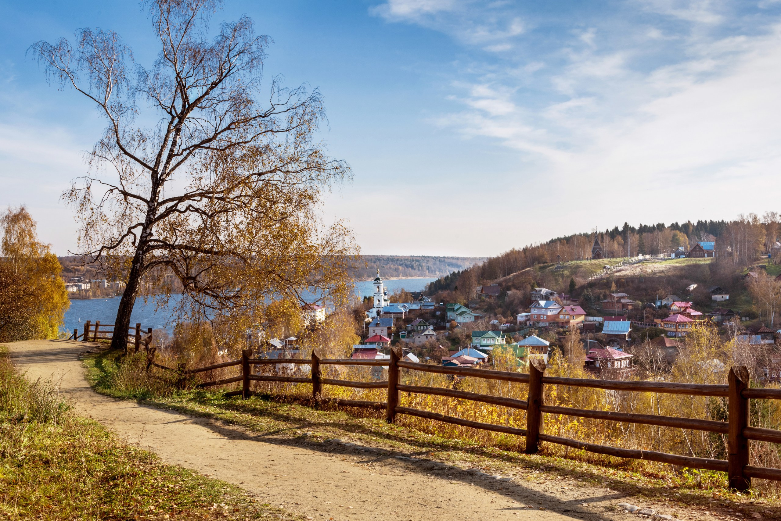 Фотографии осеннего Плёса