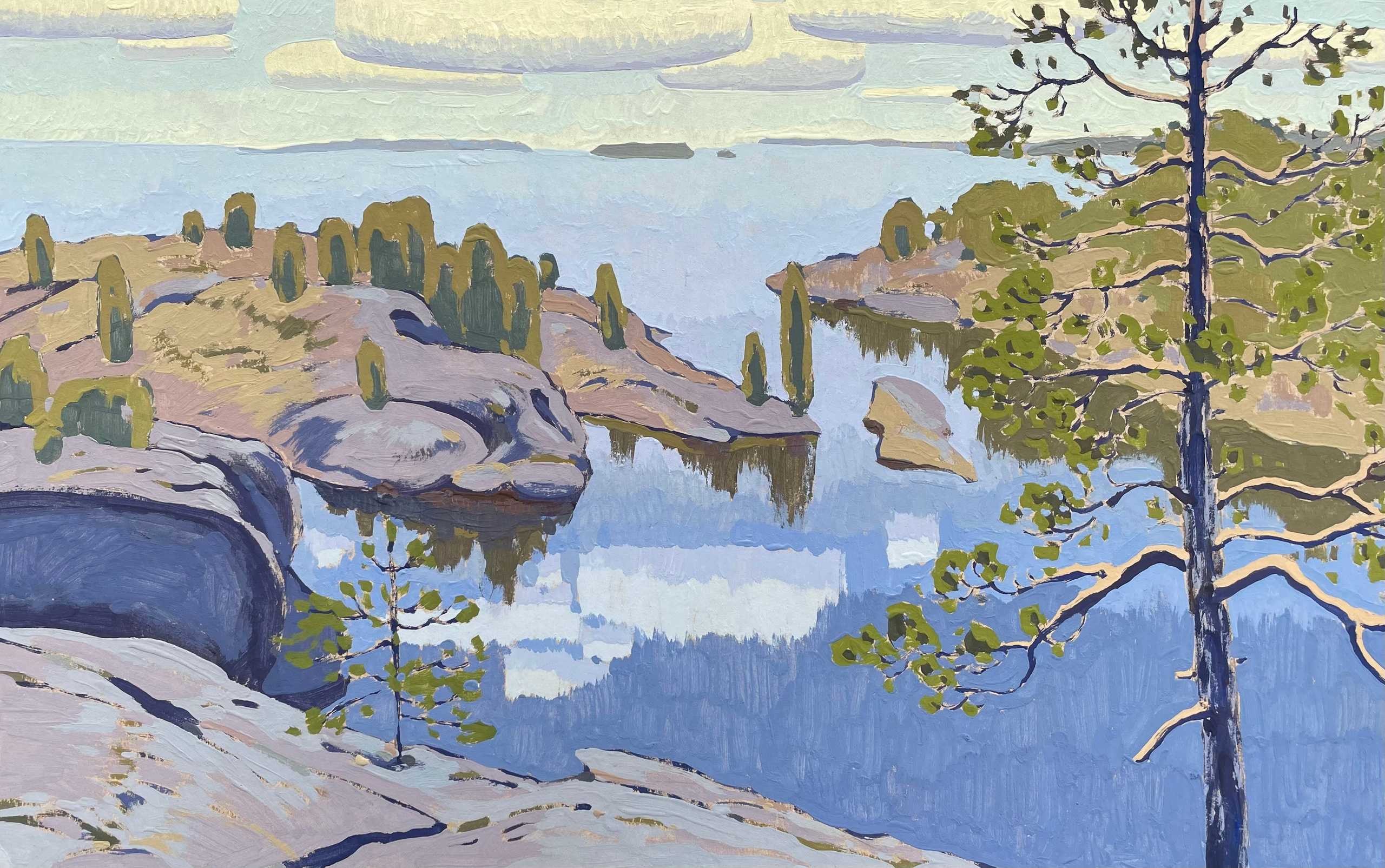 Карелия. Художница Лиза Владимирова