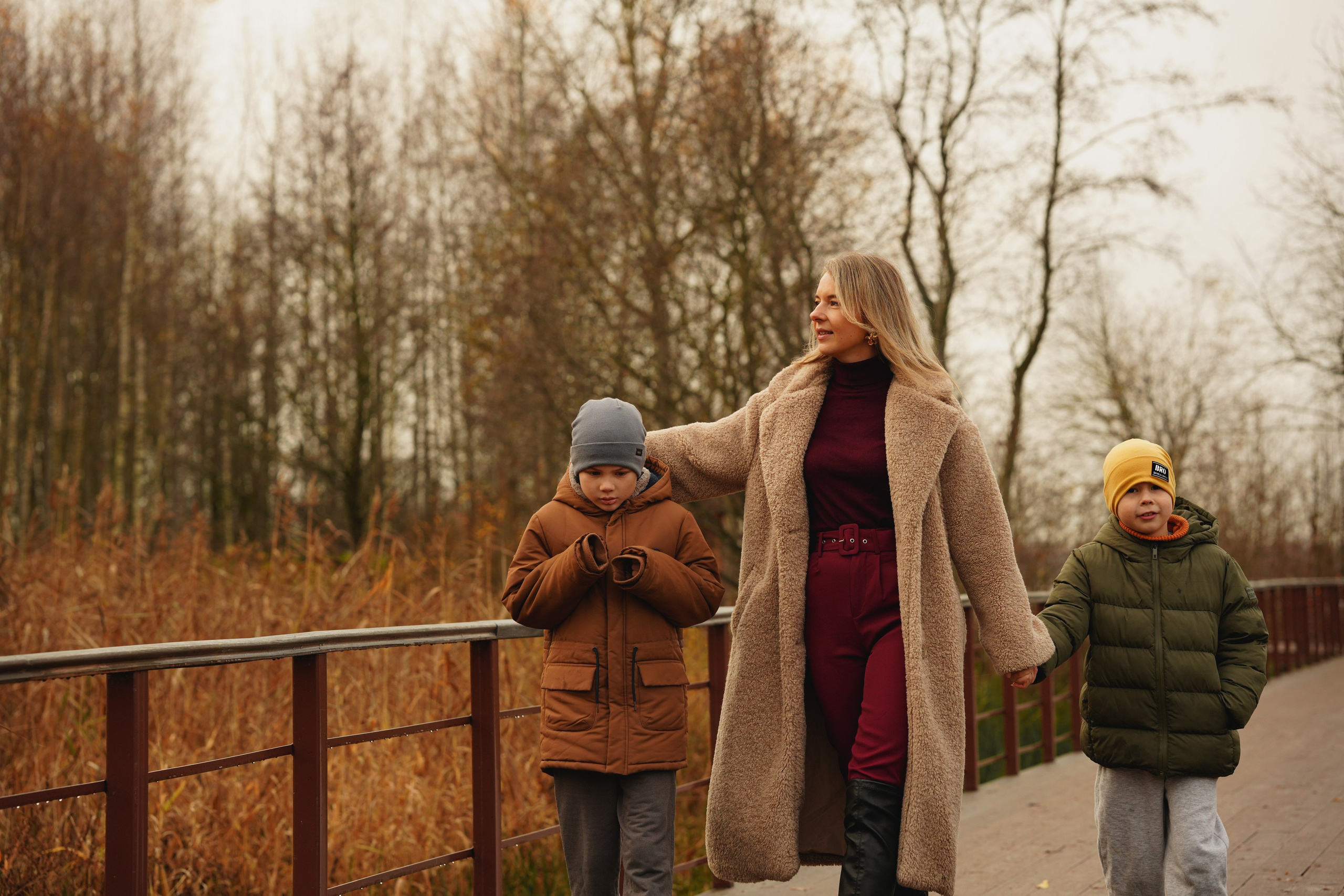 Осенняя история одной прекрасной мамы сыновей. Семейный и портретный фотограф в Санкт-Петербурге Татьяна Гримоть