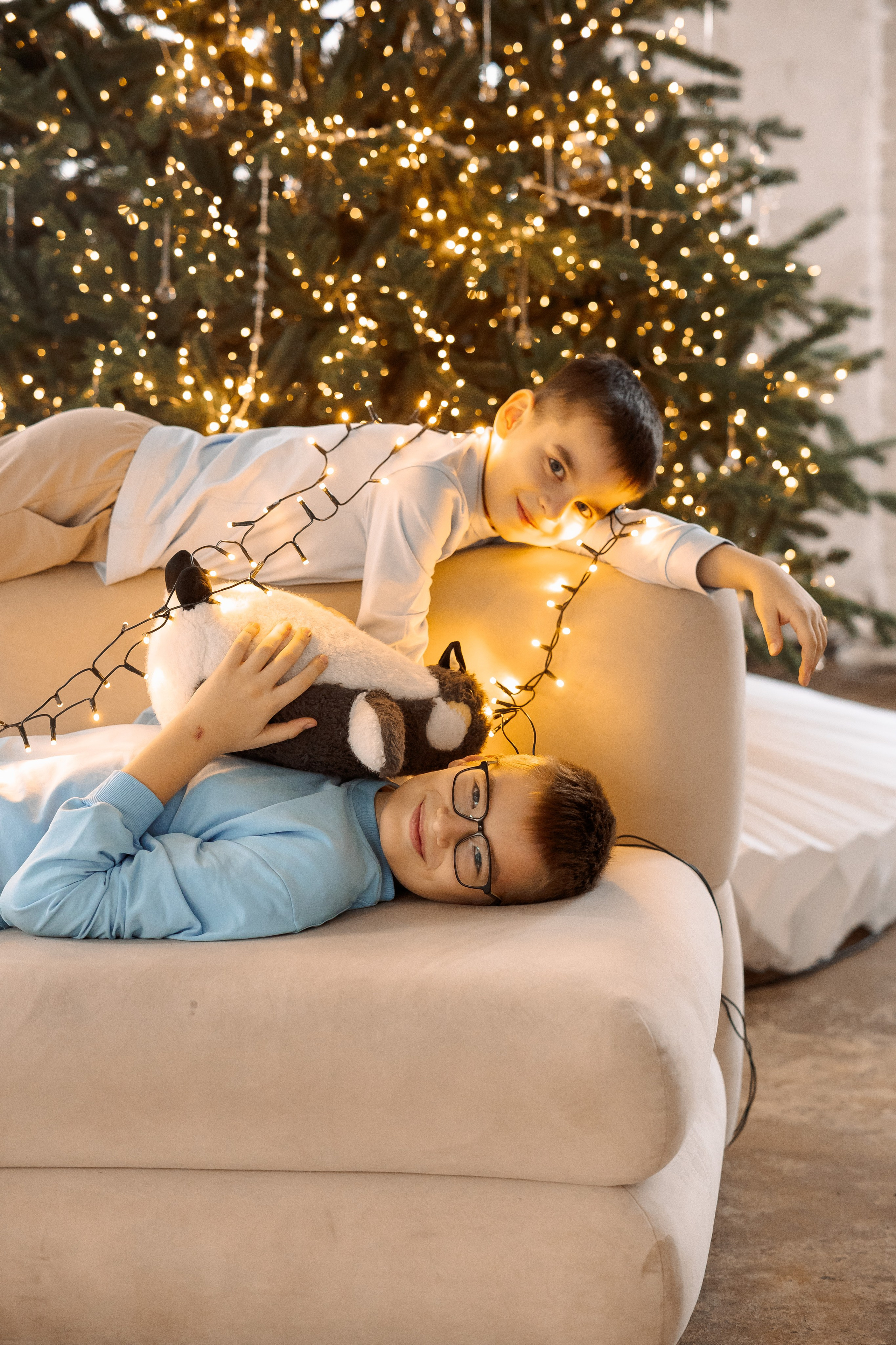 Веселая Новогодняя история. Семейный Фотограф в Москве Евгения Симоненко