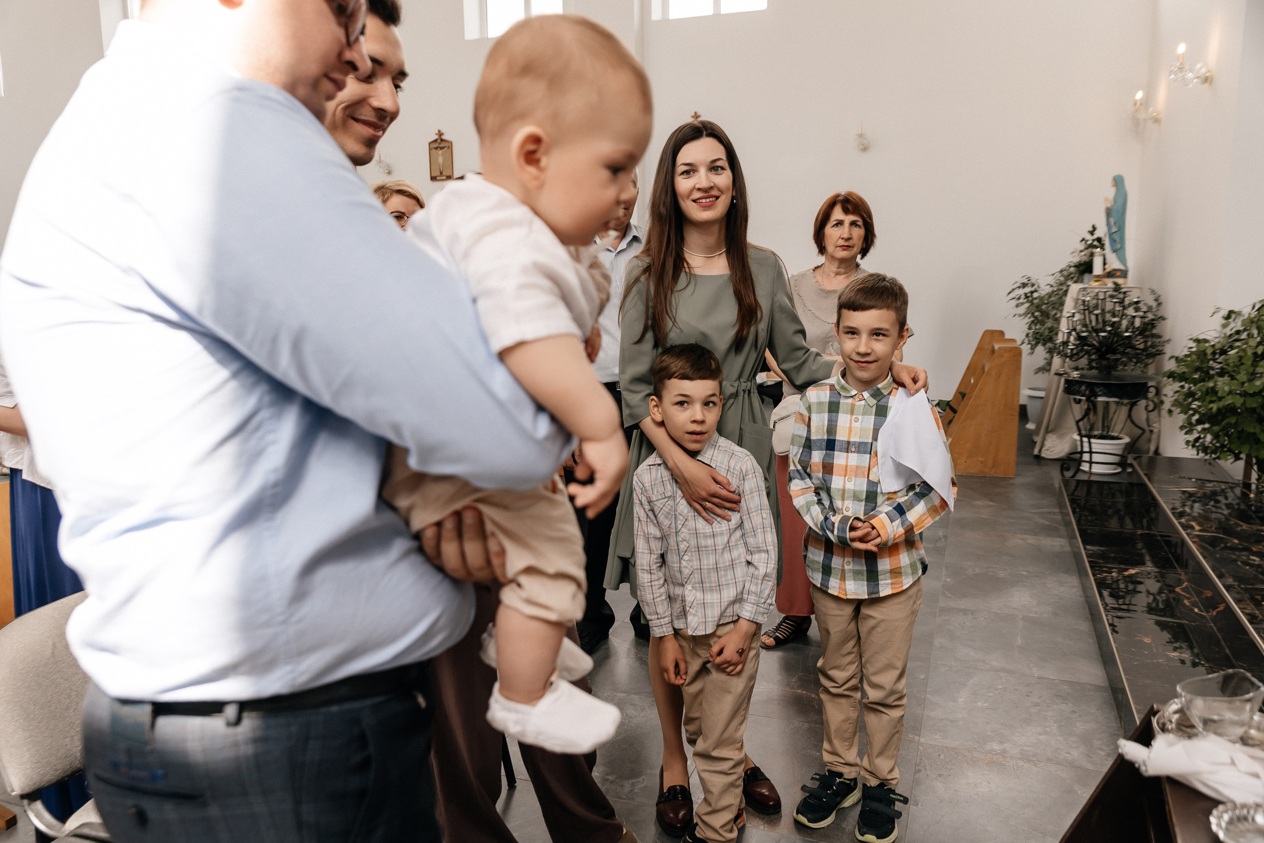 Крещение Назара. Семейный фотограф Минск Усова Ольга
