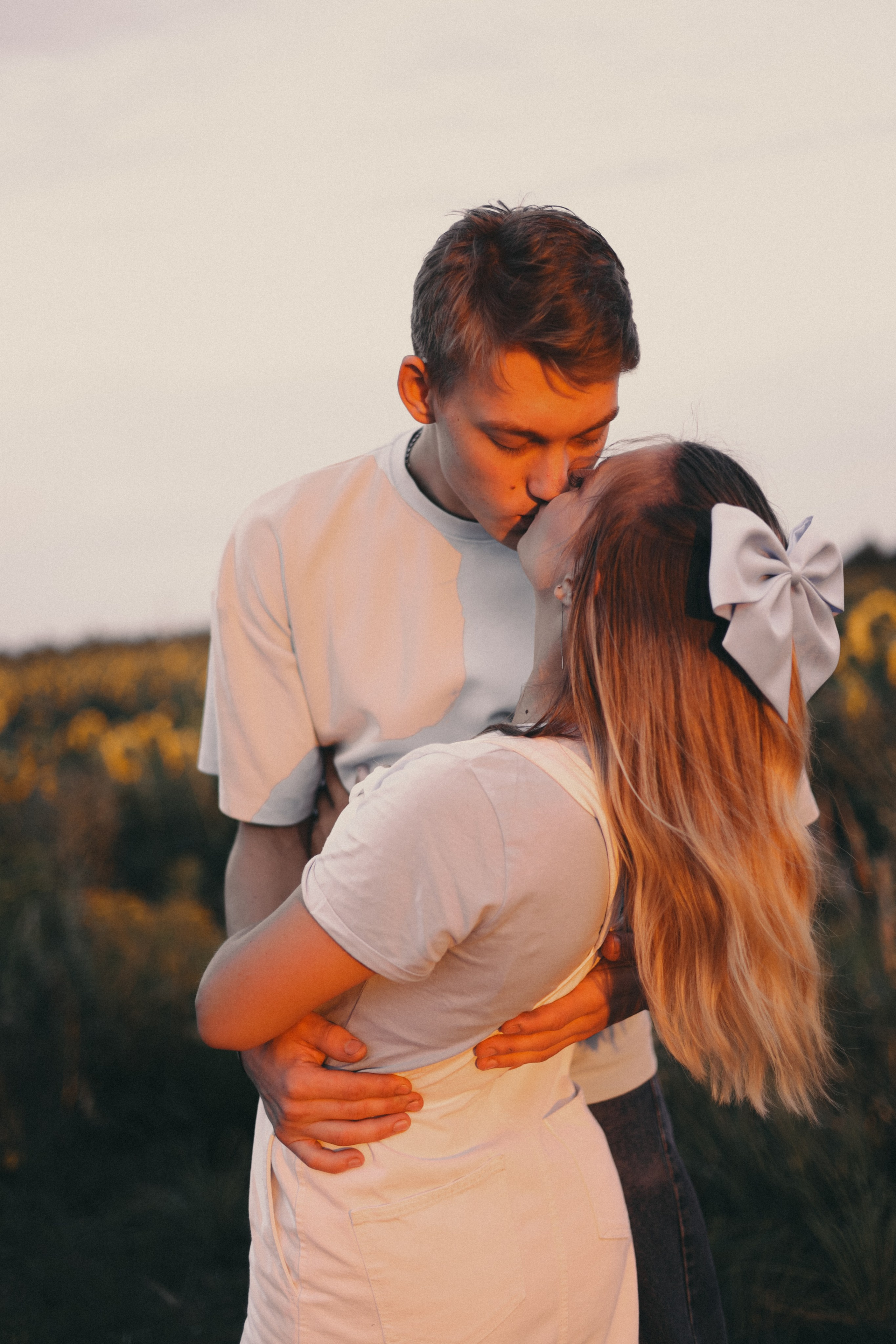 Михаил и Валерия | Подсолнухи. Фотограф Мария Лаенко