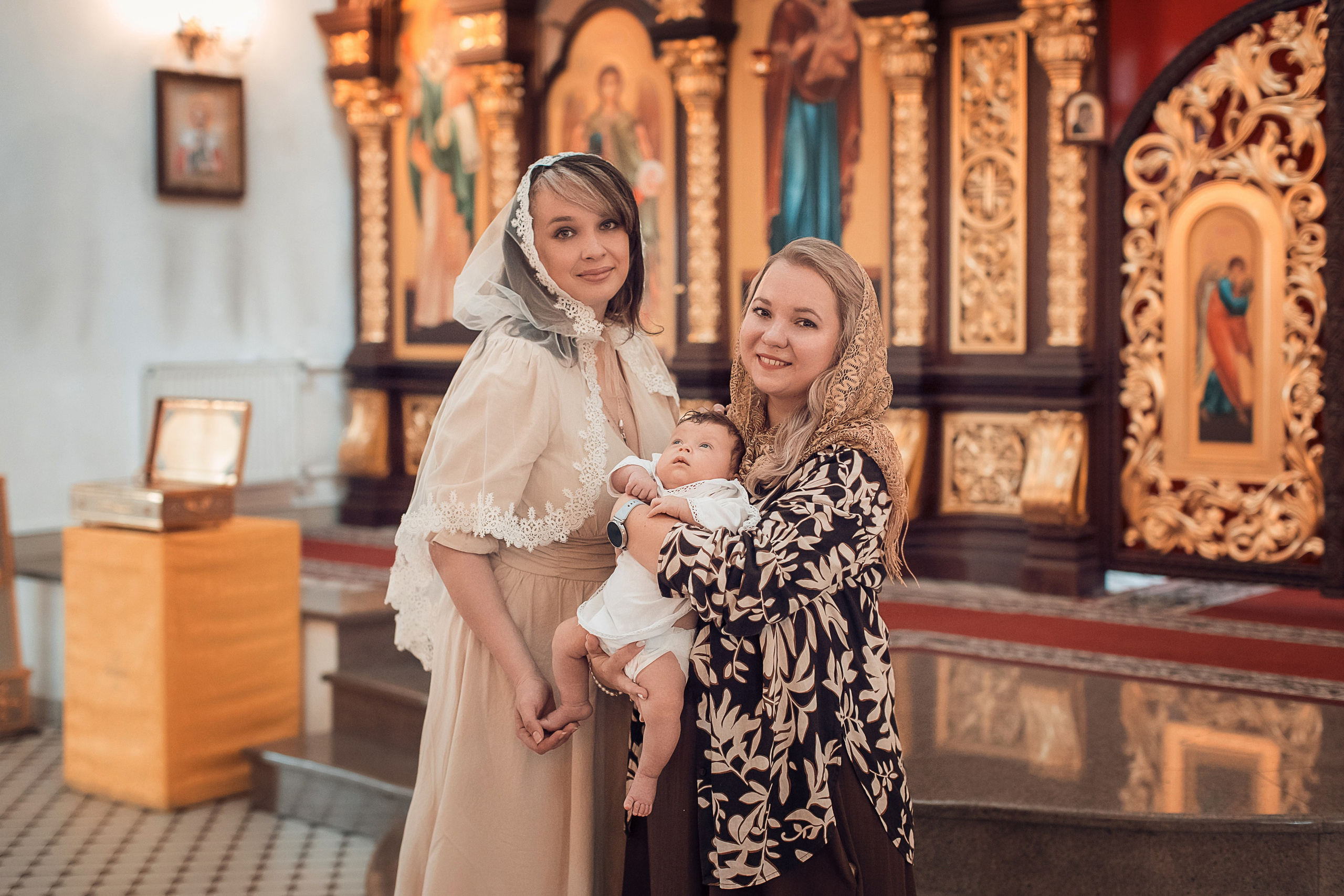 Крещение Устинии. Храм Преподобного Сергия Радонежского. Главная