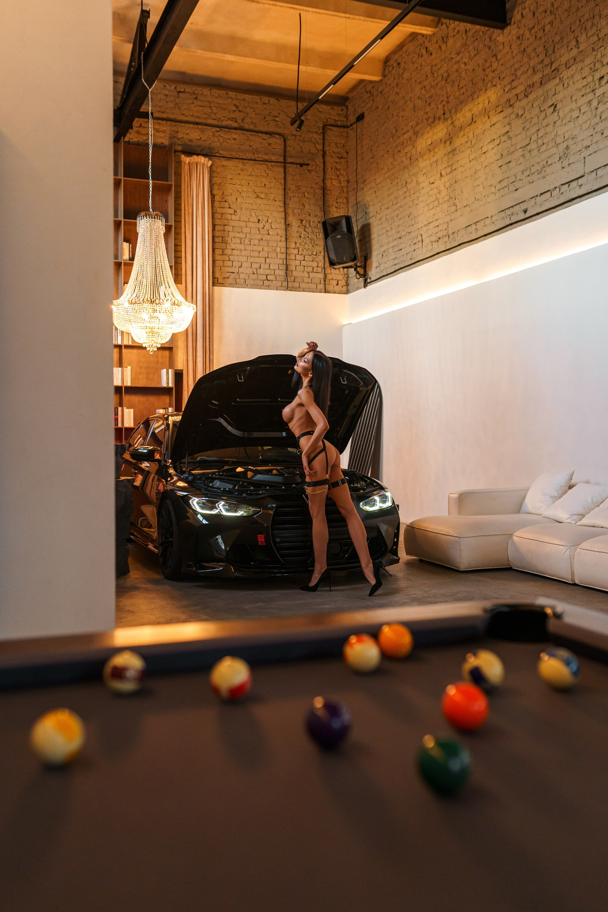 Oksana x BMW M3. Автомобильный фотограф в Москве | Базилев Александр