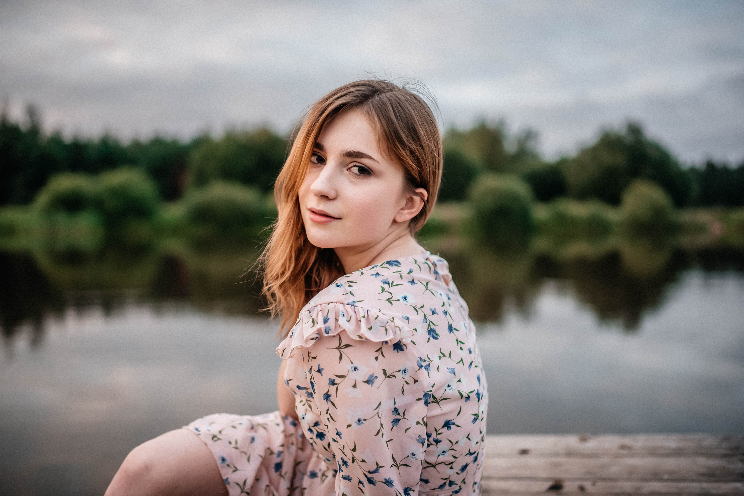 Маша, лето, закат. Главная