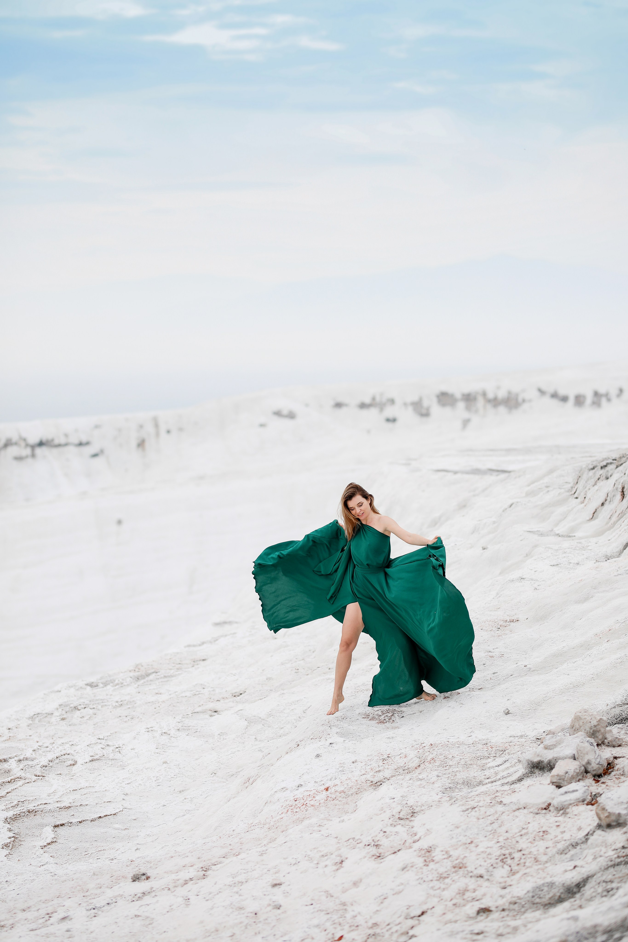 Photoshooting in Pamukkale