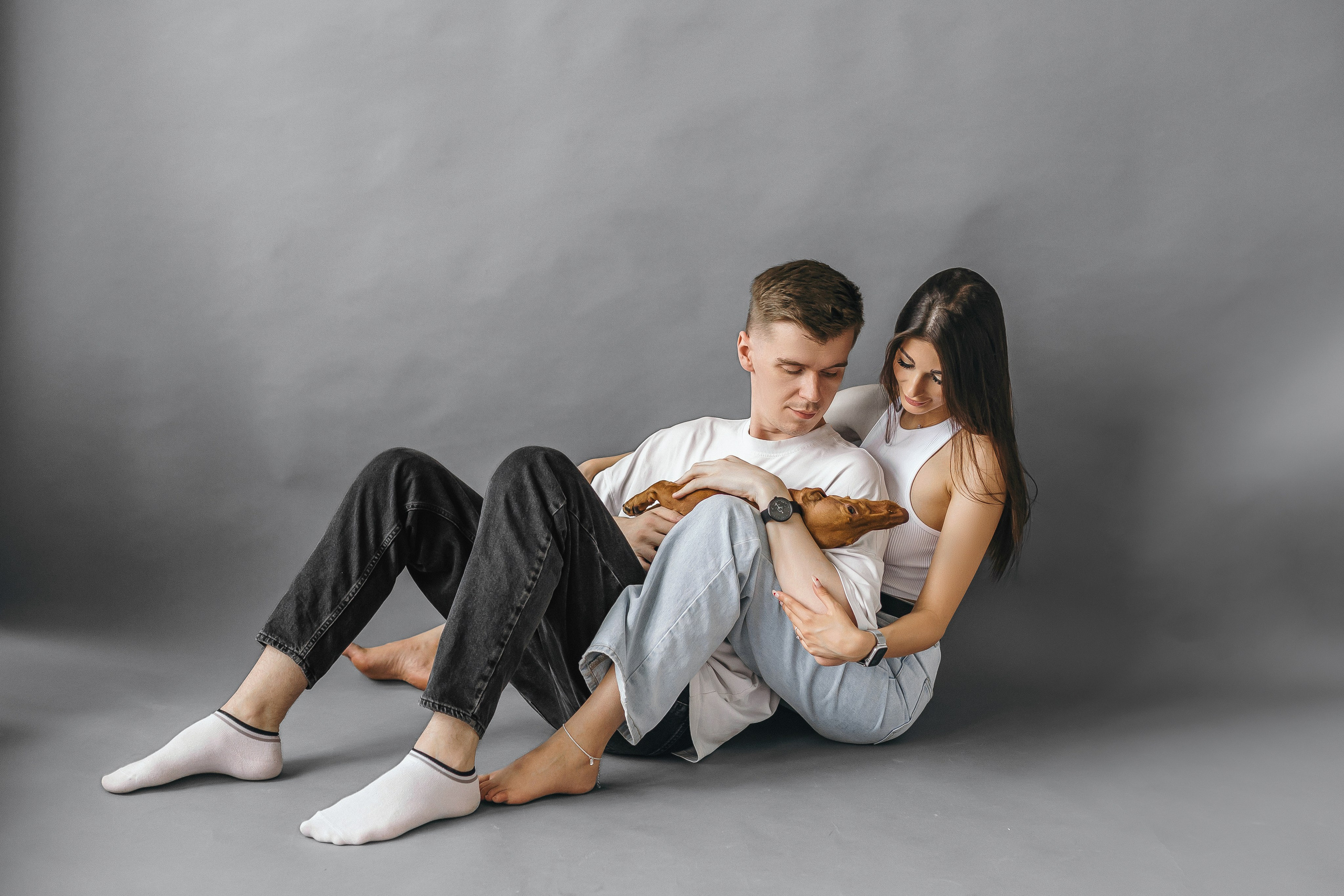 Анна и Валентин + Чапа. Портретный и семейный фотограф в Минске