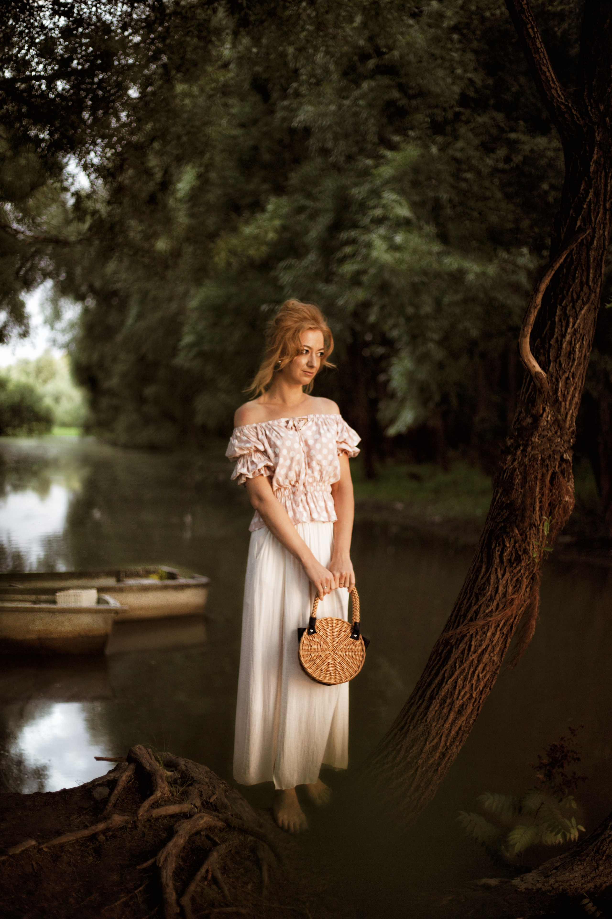 Художественный портрет на свежем воздухе. Фотограф в Новосибирске Краснова Евгения