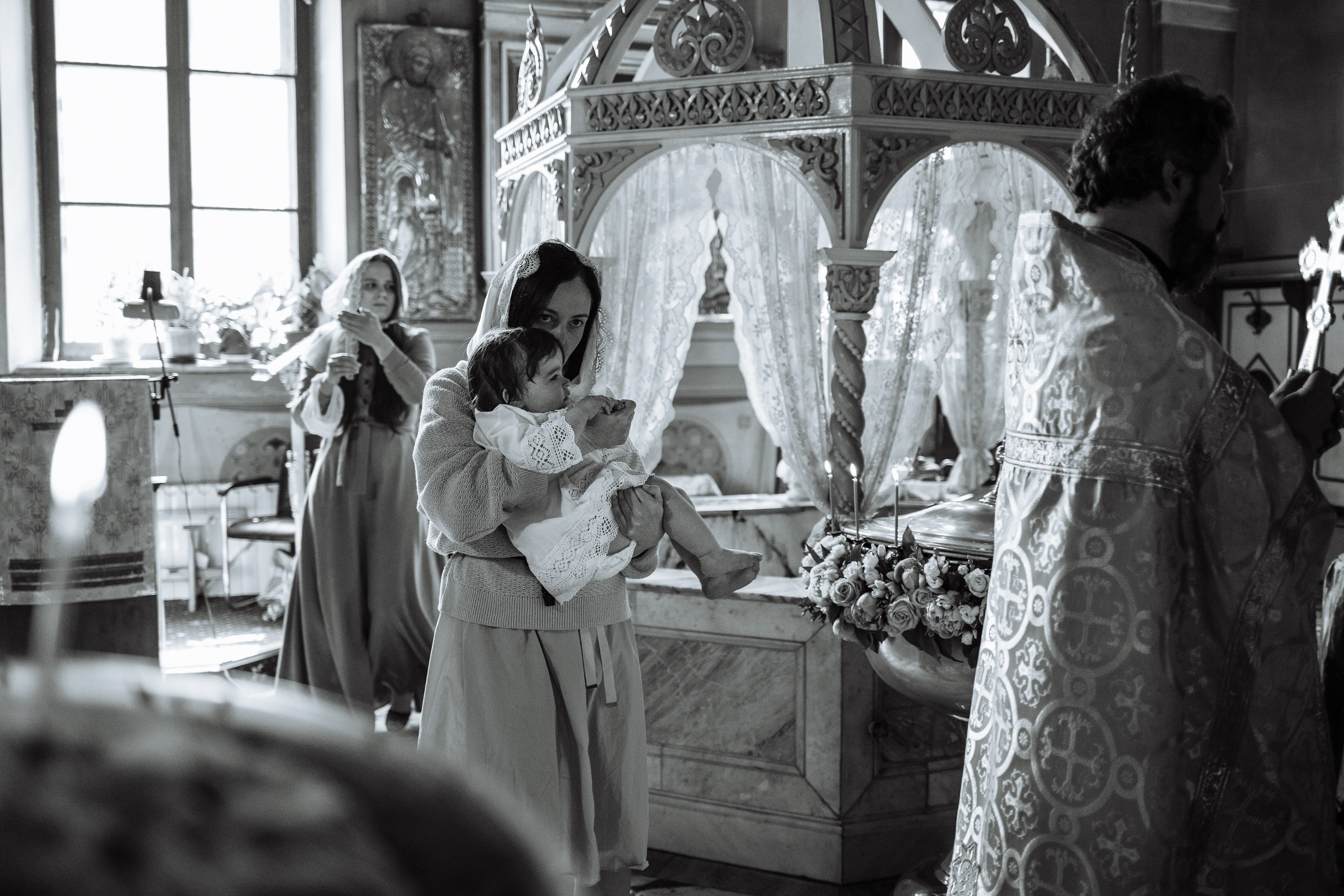 Крещение Валерии. Семейный фотограф Николаева Ольга