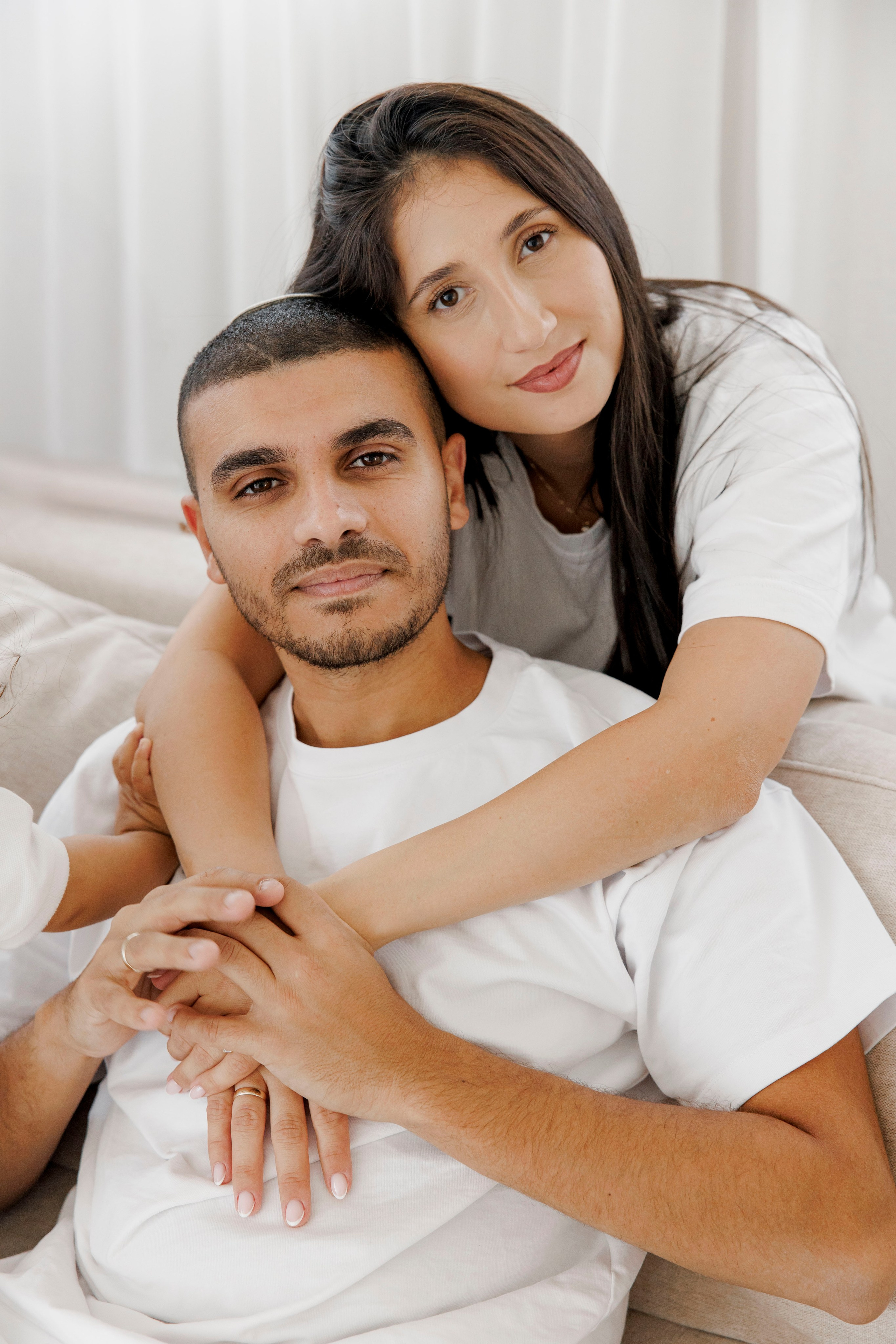 Family photoshoot inside the studio in Hadera. Wedding and family photographer