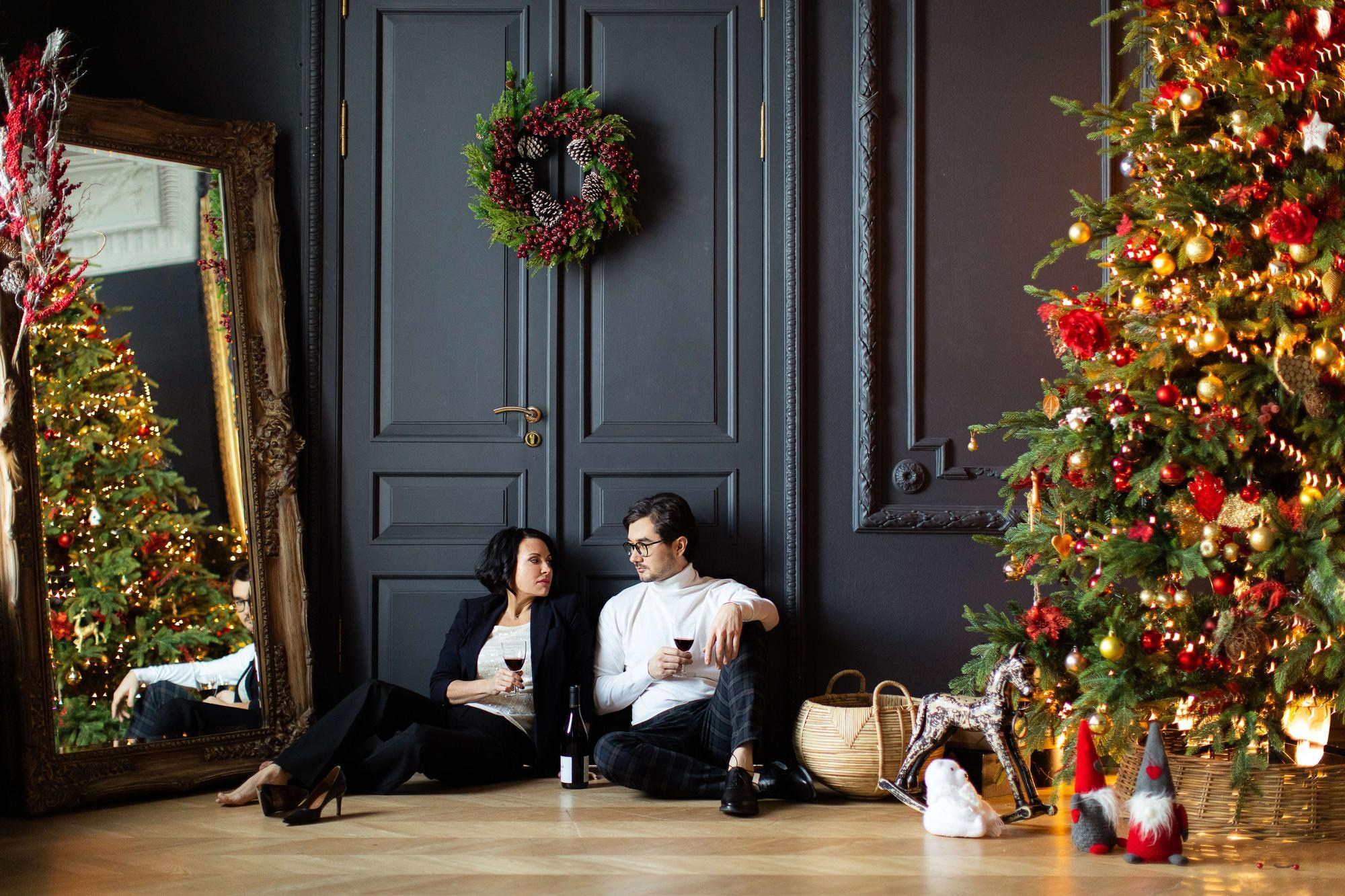 Новогодняя лав стори в студии