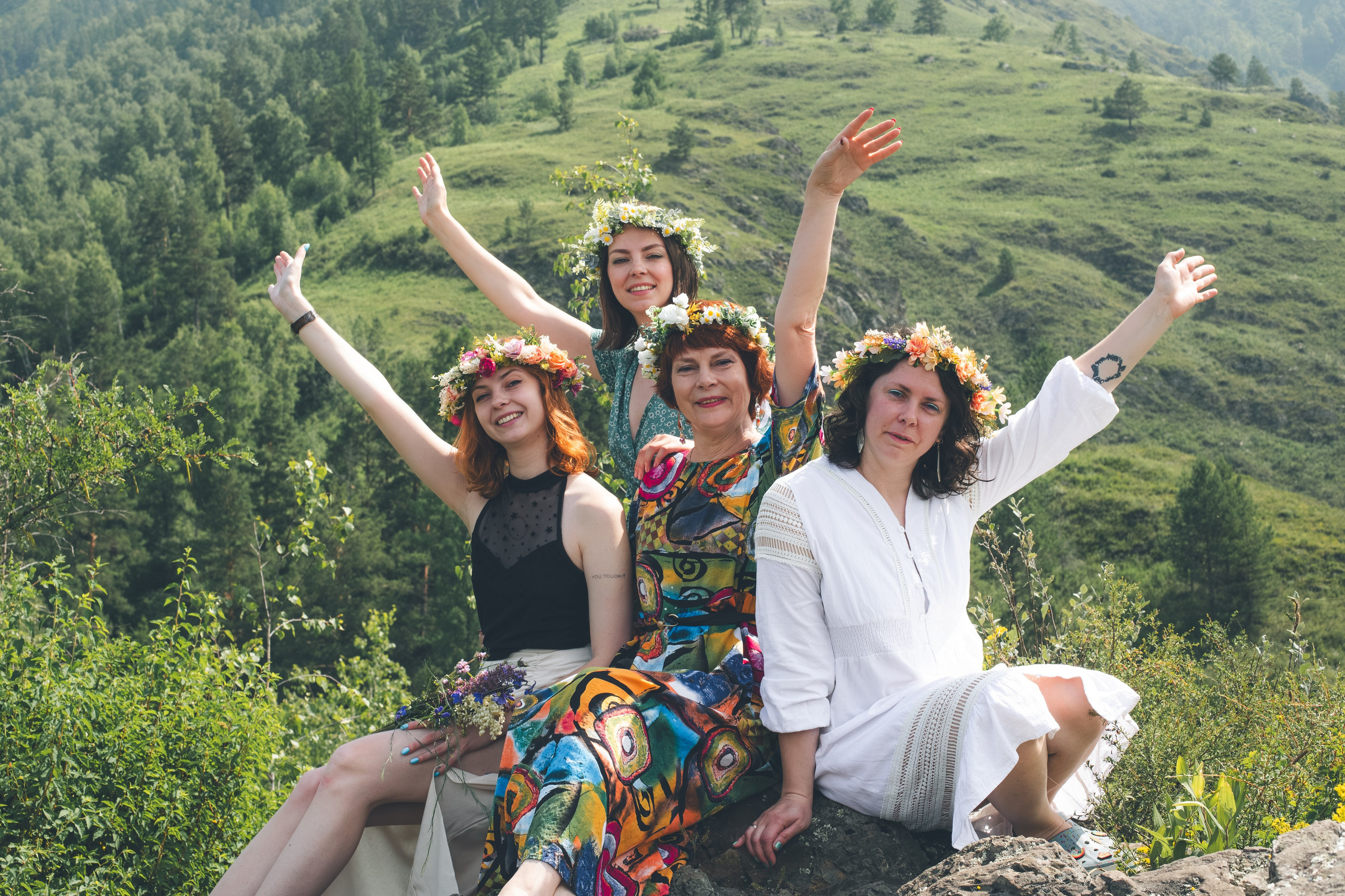 Ксения & родные. Фотограф Нина Брандт в Горном Алтае