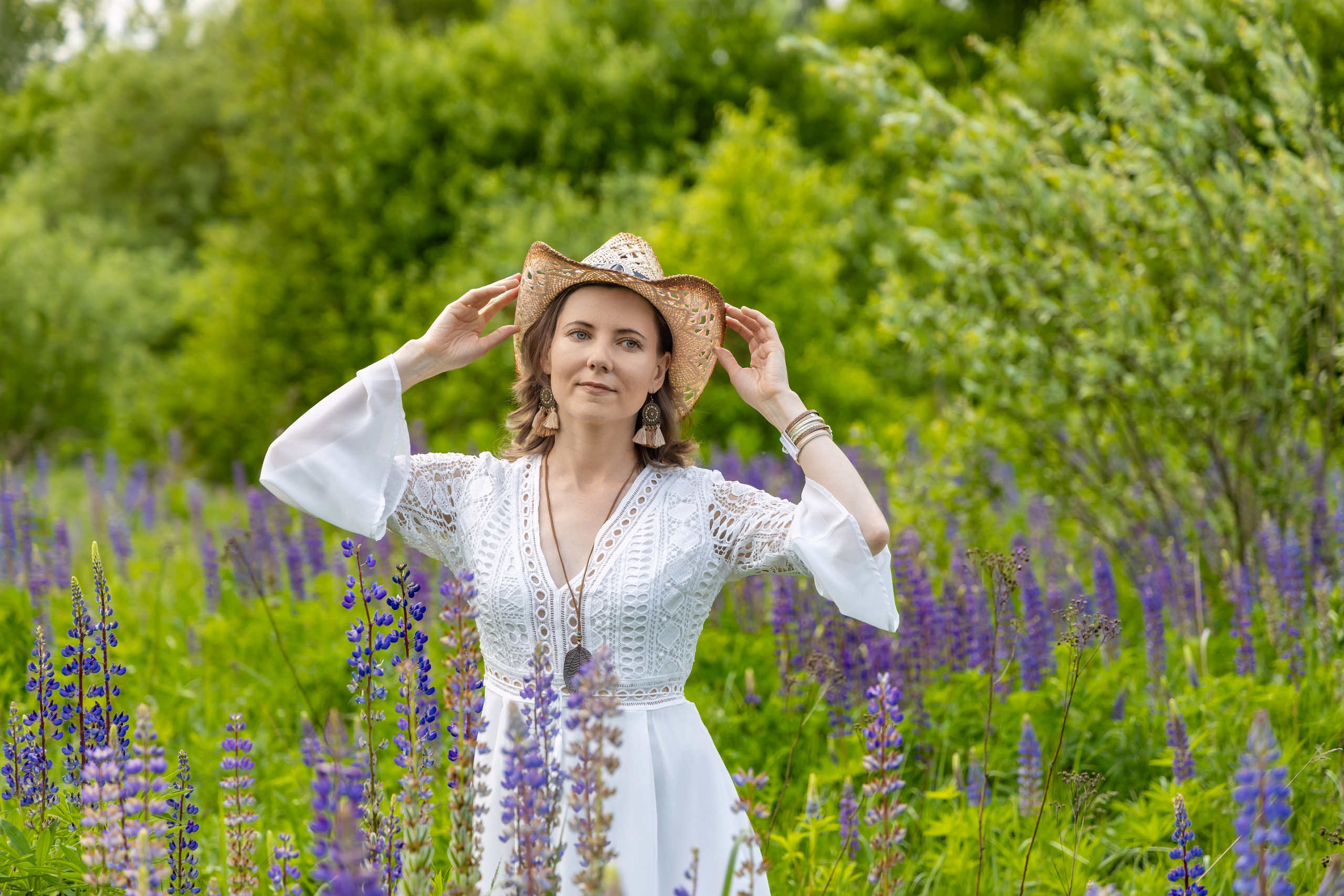 Фотосессия в люпинах. Репортажный, семейный и студийный фотограф в Москве Демин Алексей