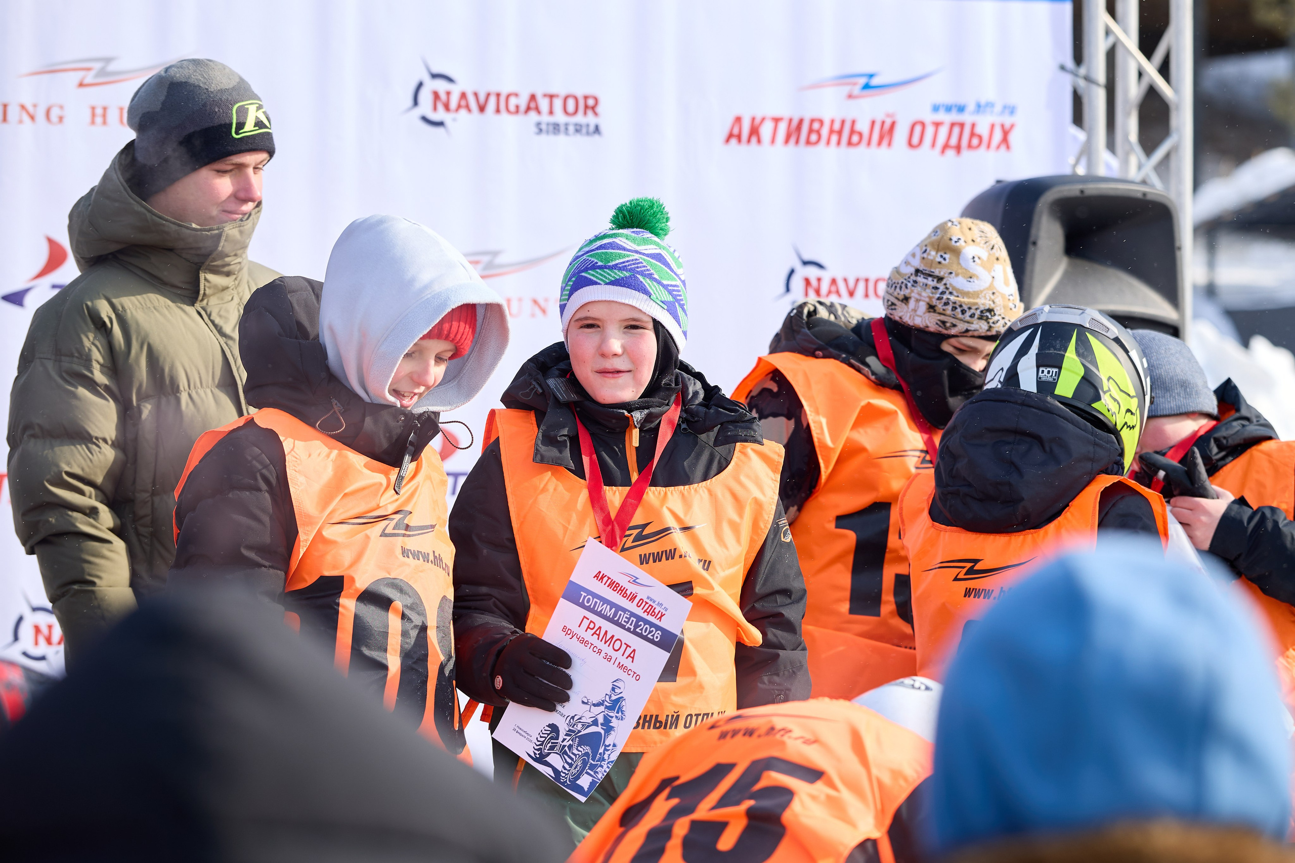 Топим Лёд — 2026. Соревнования на квадроциклах. Фотограф в Новосибирске Алена Скокова