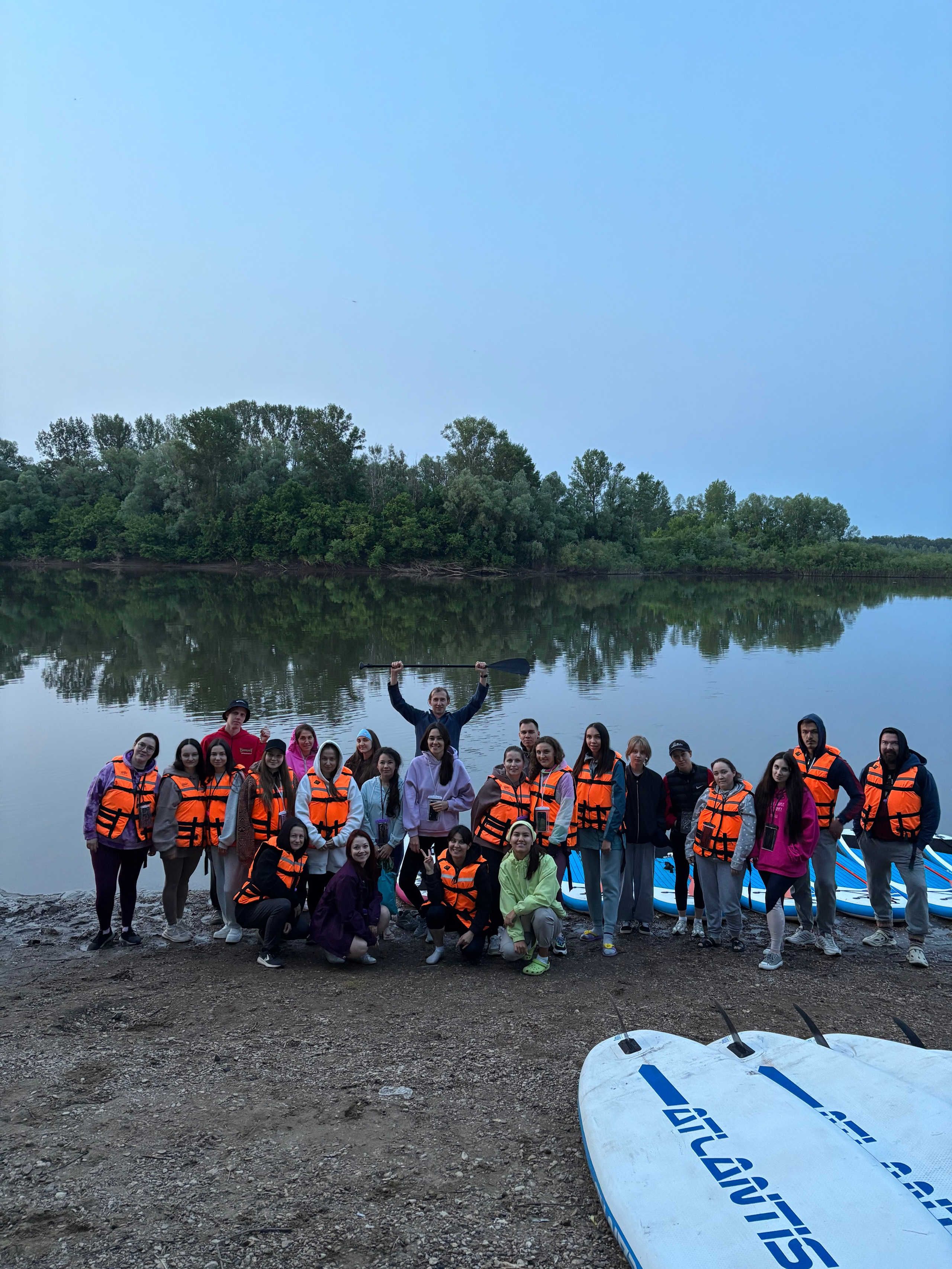 Рассветы на сапбордах в Уфе