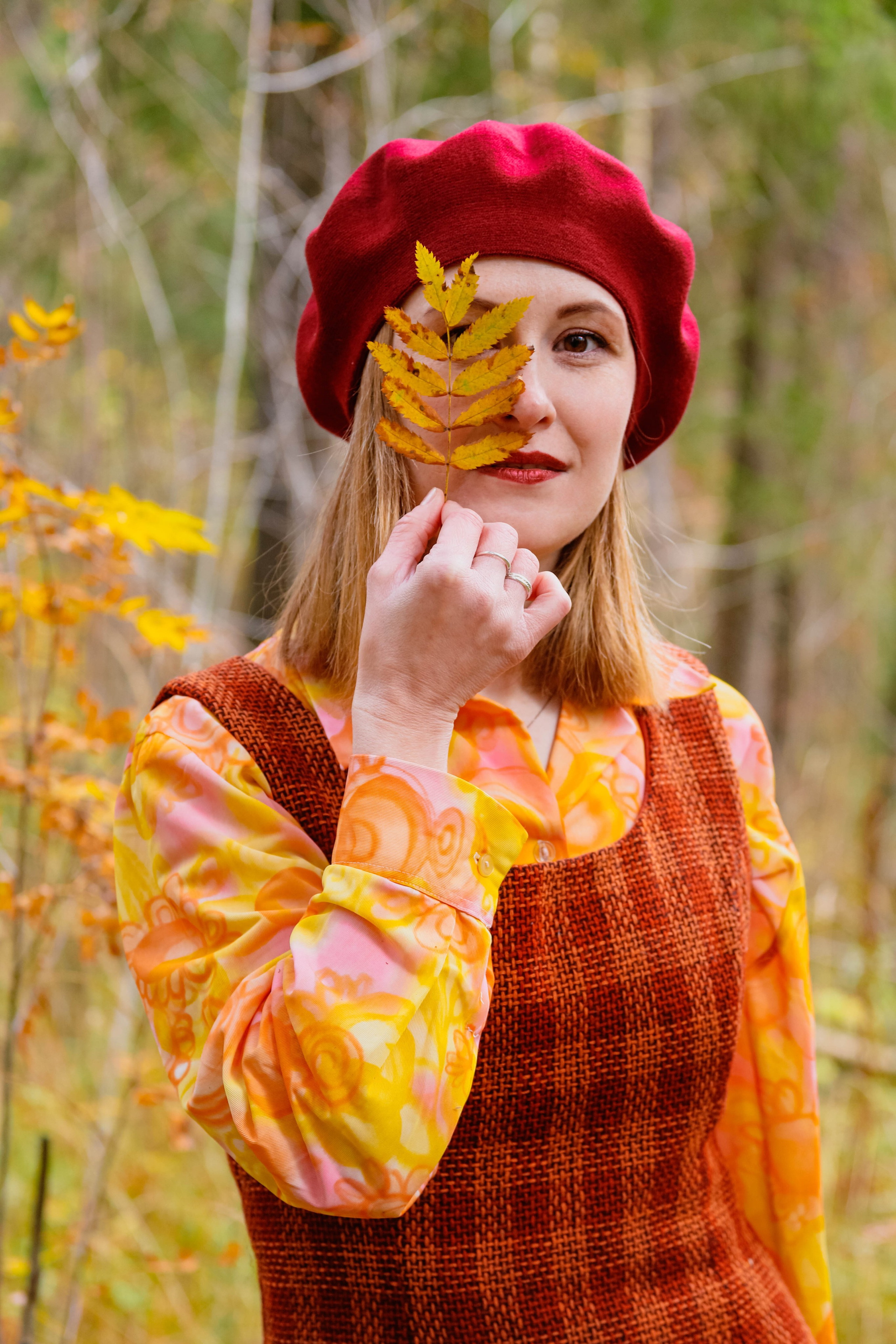 Маша в лесу. Фотограф Пермь. Фотосессия в фотостудии Перми и на свежем воздухе