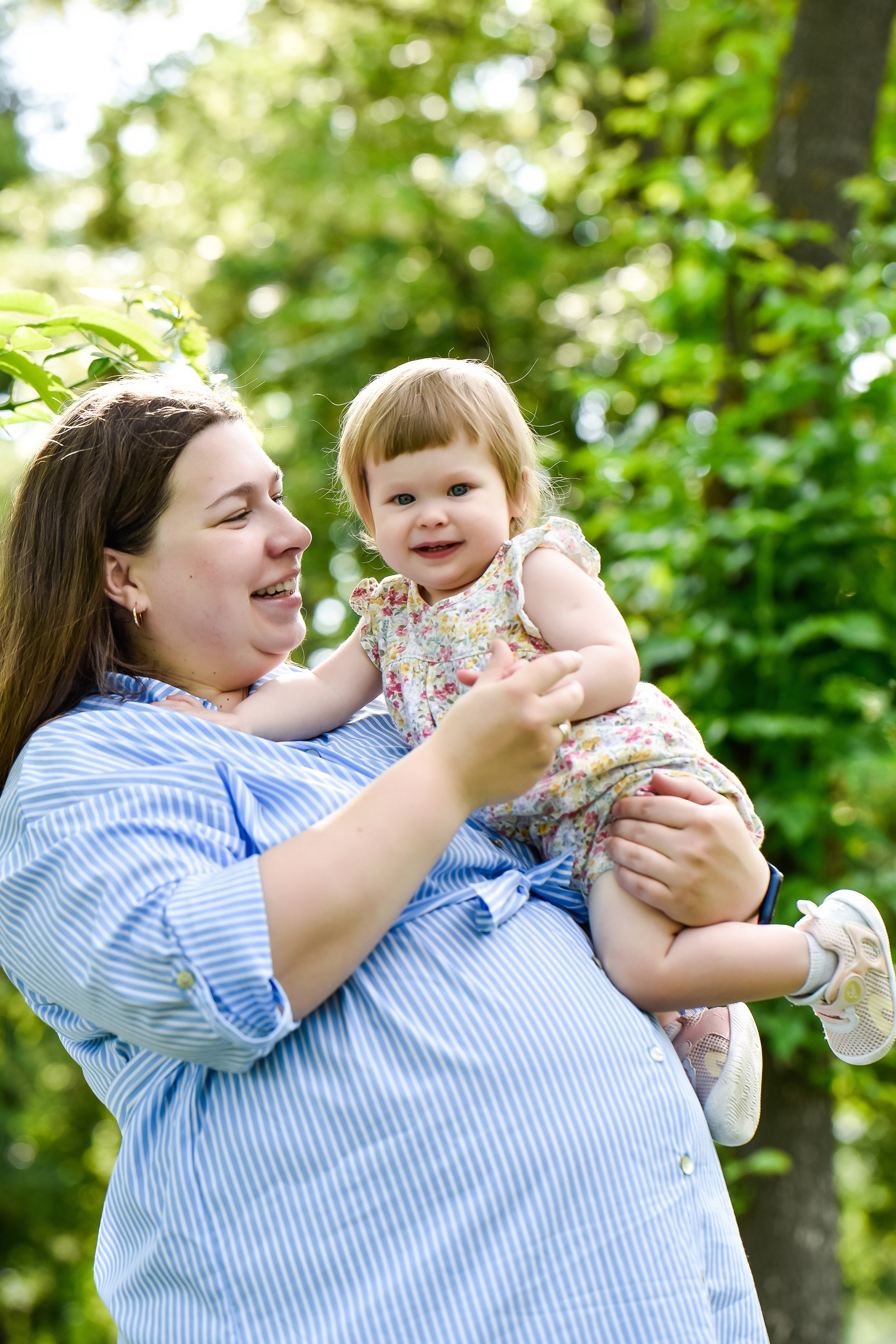 Семья Натальи, Сергея и Машеньки