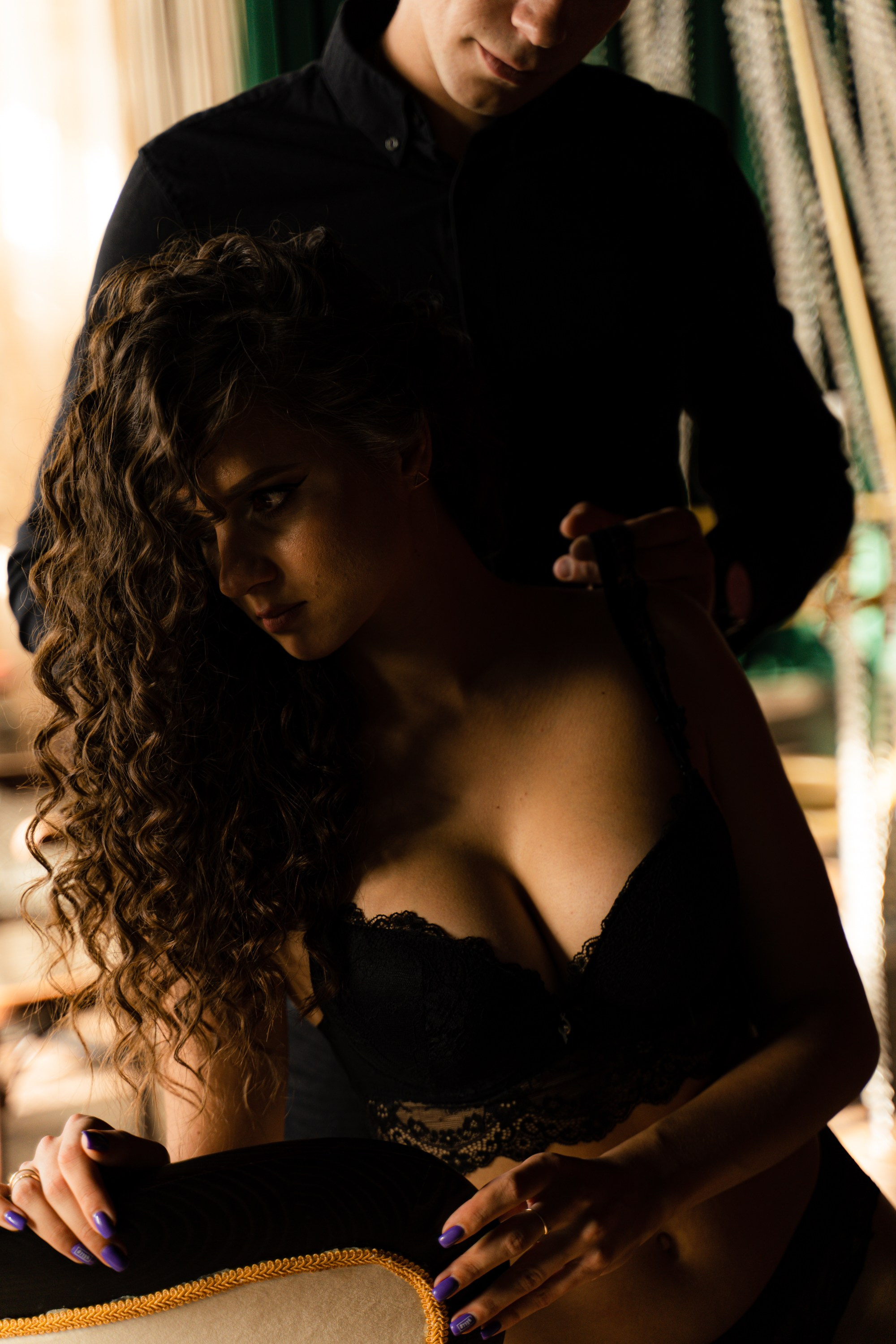 Алёна и Николай. Кахнович Сергей Будуарный фотограф