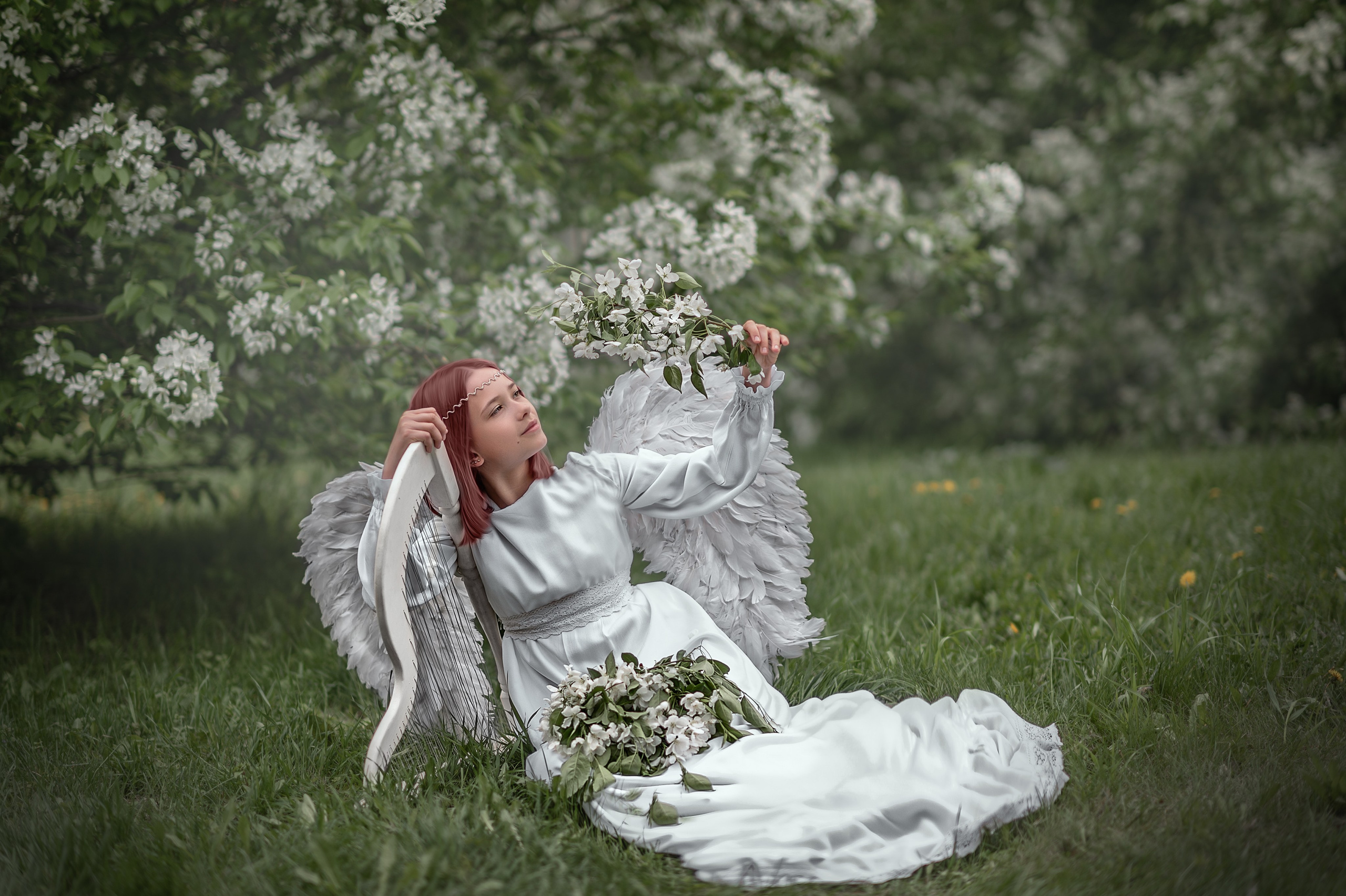 АНГЕЛОЧКИ В ЦВЕТЕНИИ. Семейный фотограф Екатеринбург Лора Мур