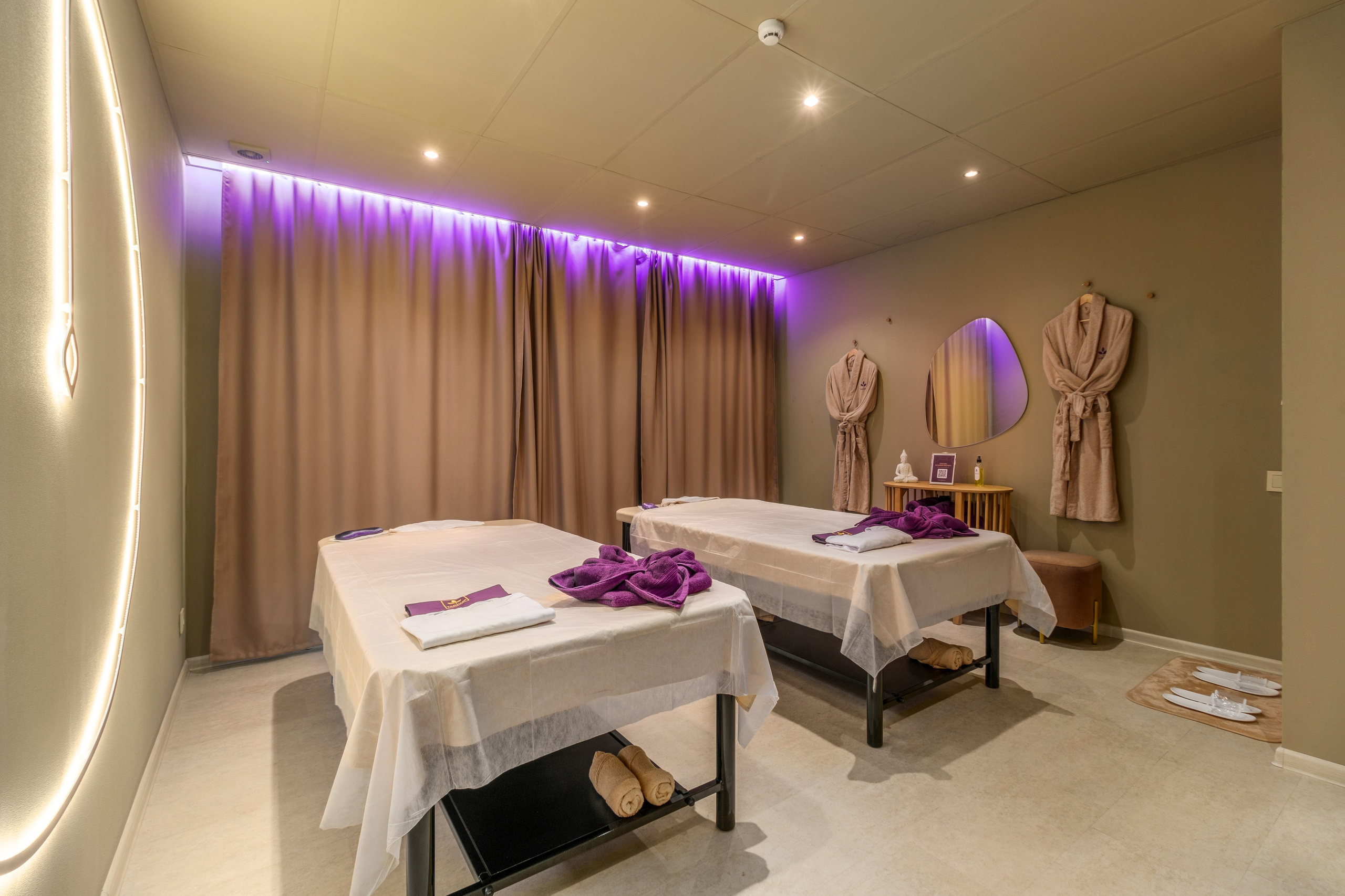 Интерьерная фотосъёмка SPA-салона Тайрай