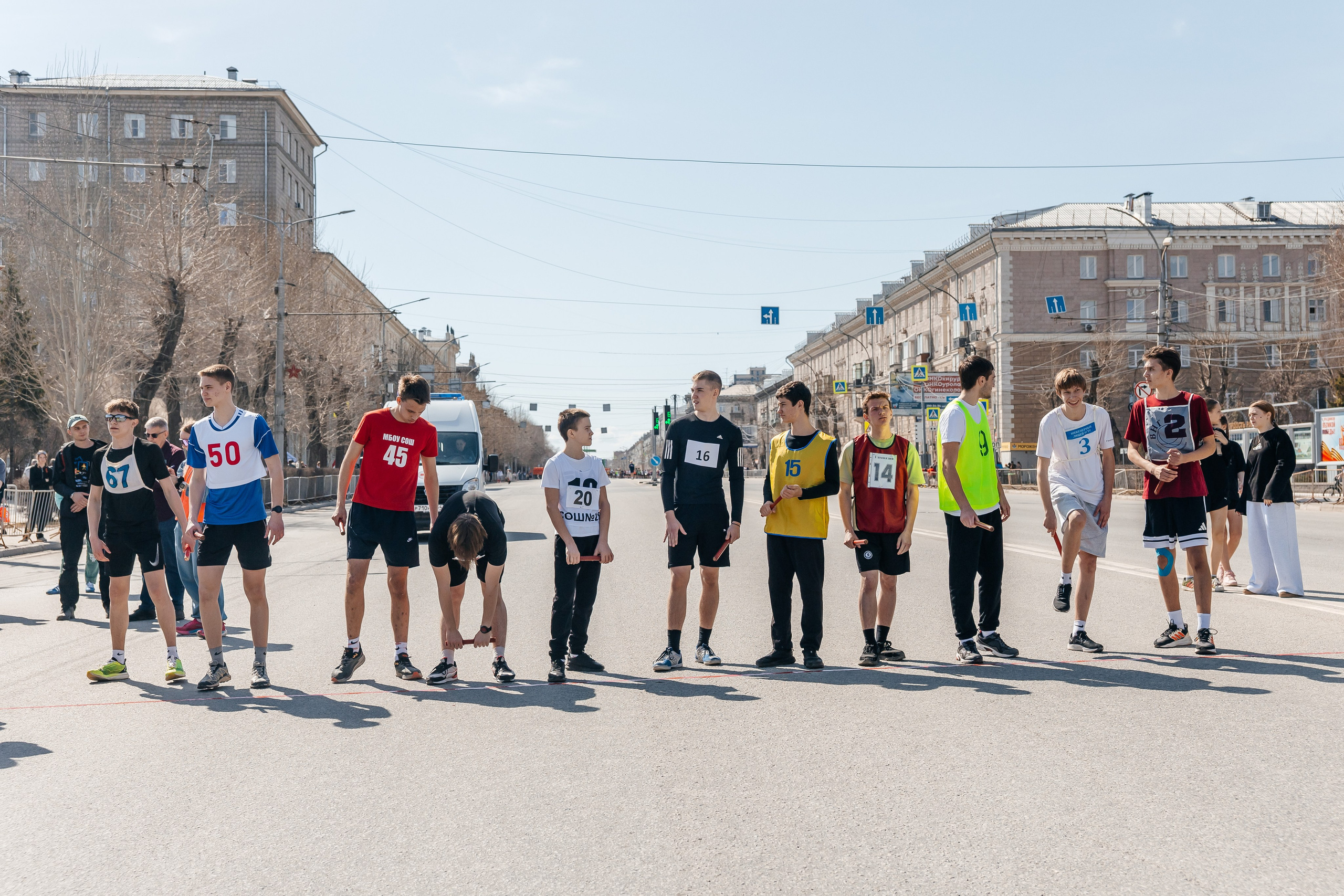 Легкоатлетическая эстафета памяти сибиряков-гвардейцев. Фотограф в Новосибирске Сергей Белов