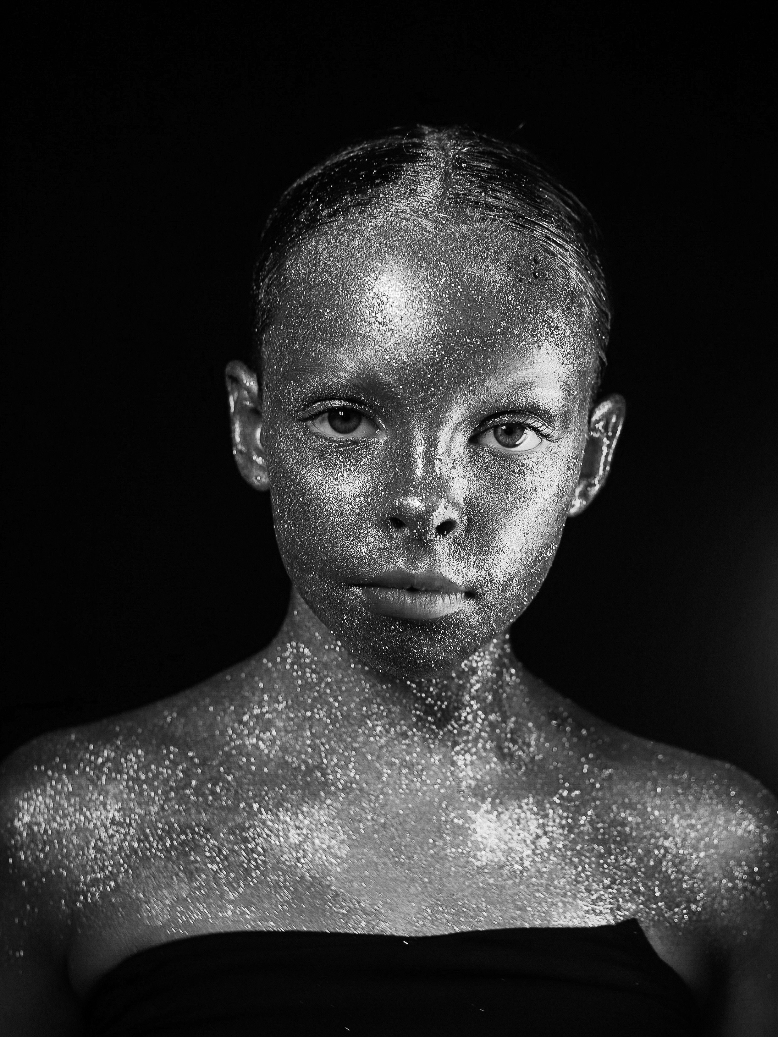 Портреты с глитер. Фотограф Юлия Мальцева