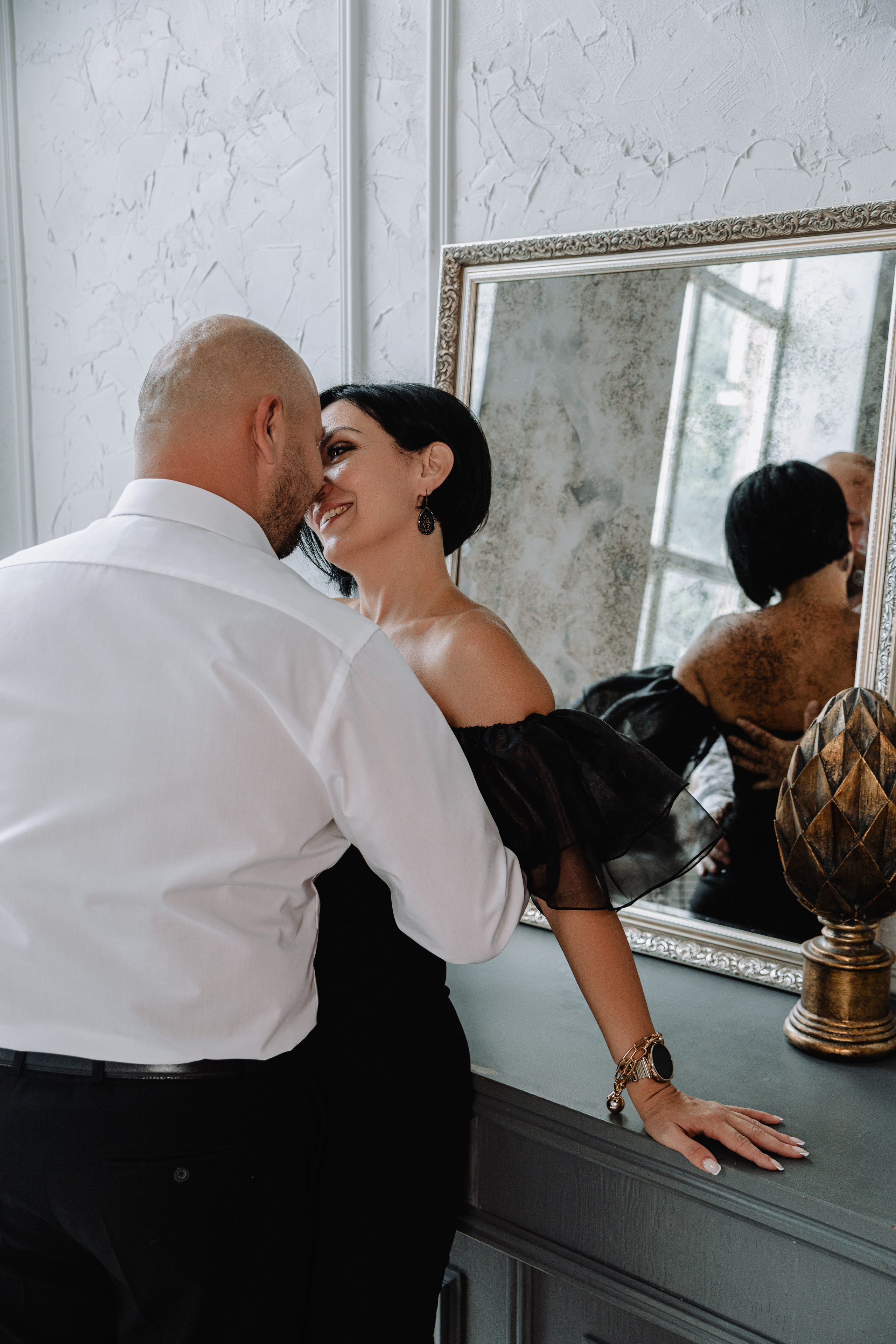 Евгения, Михаил и Дарина и собачка Чарли. Фотограф Воронеж Варвара