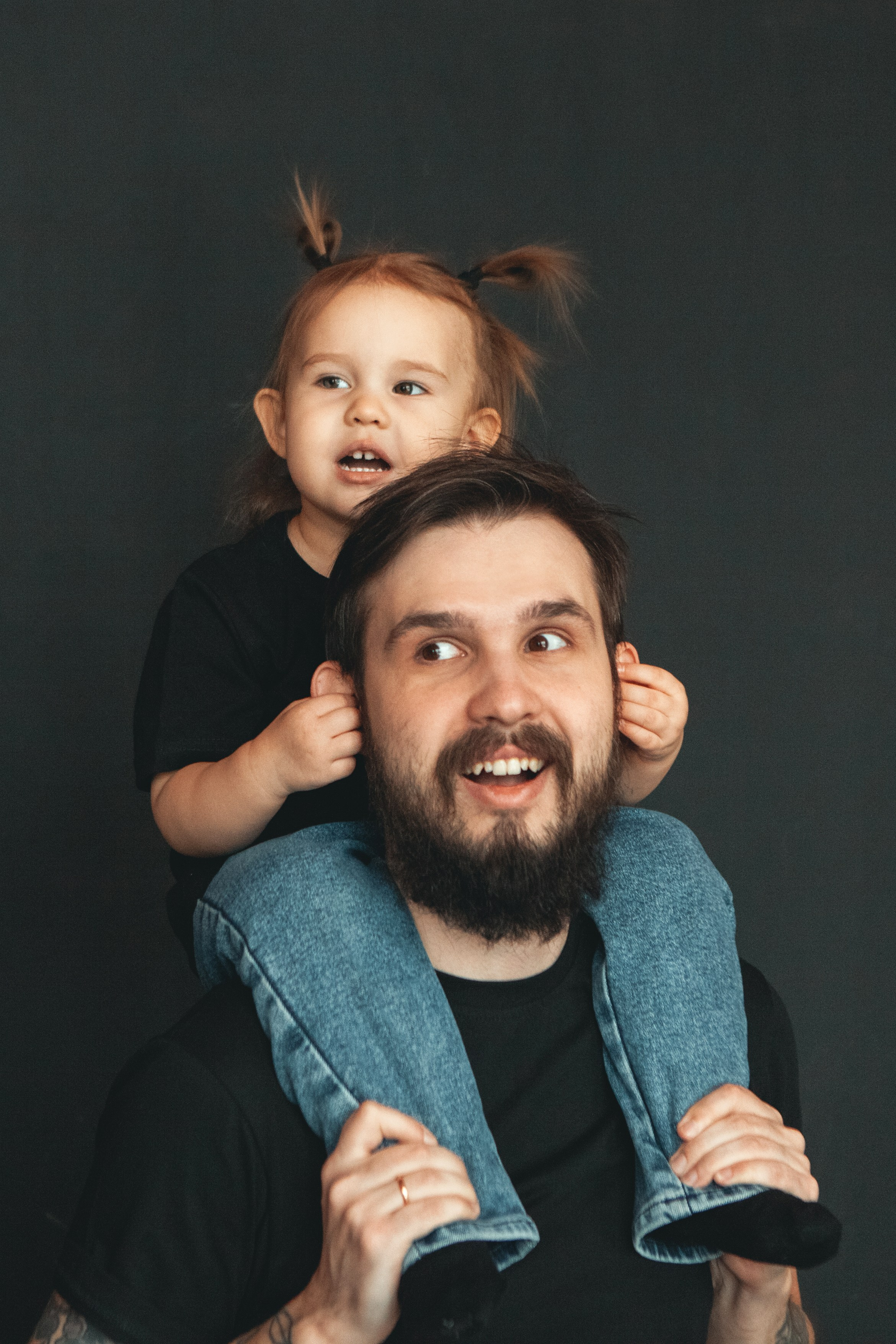 Новогодняя семейная фотосессия в студии. Фотограф Ольга Ефремова